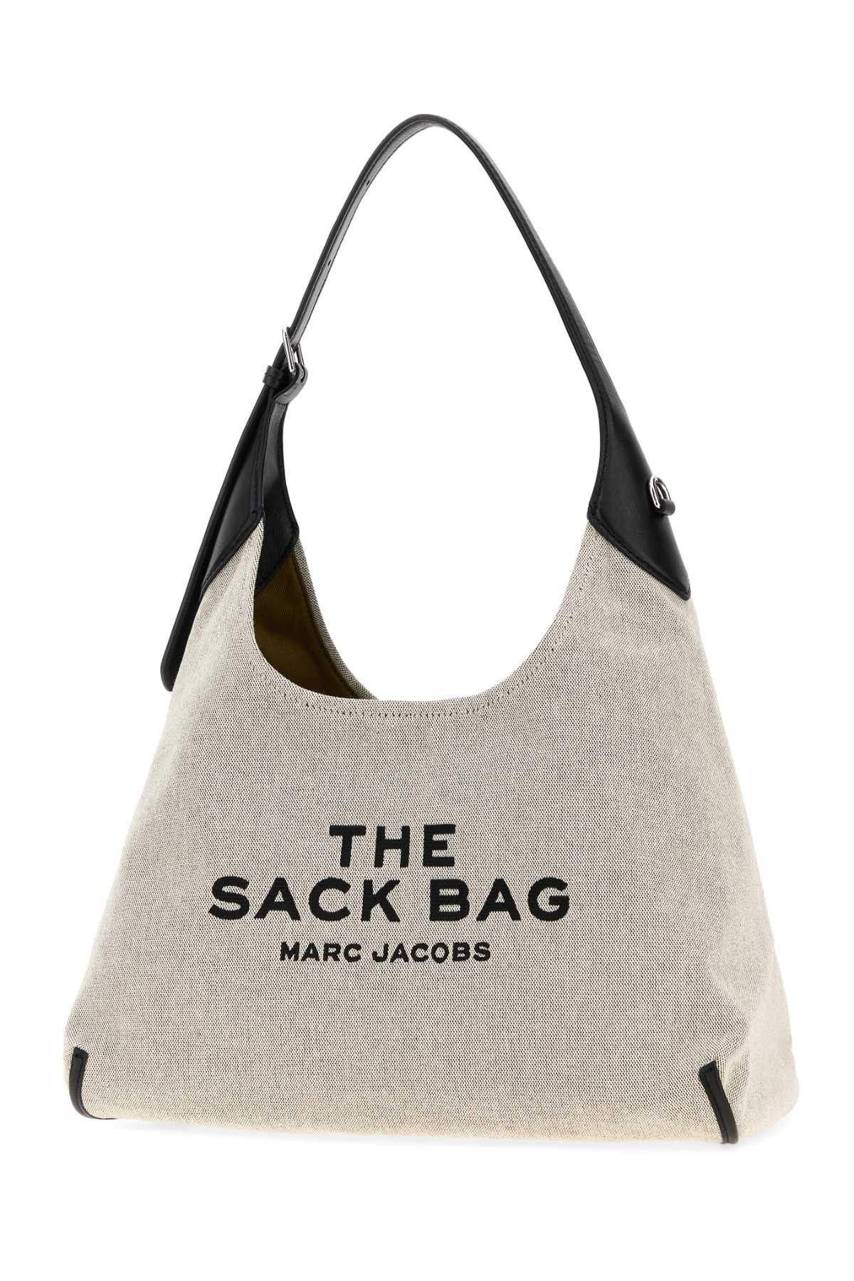 Marc Jacobs Grey Canvas The Sack Bag Shopping Bag Size ONE SIZE - 2 Thumbnail