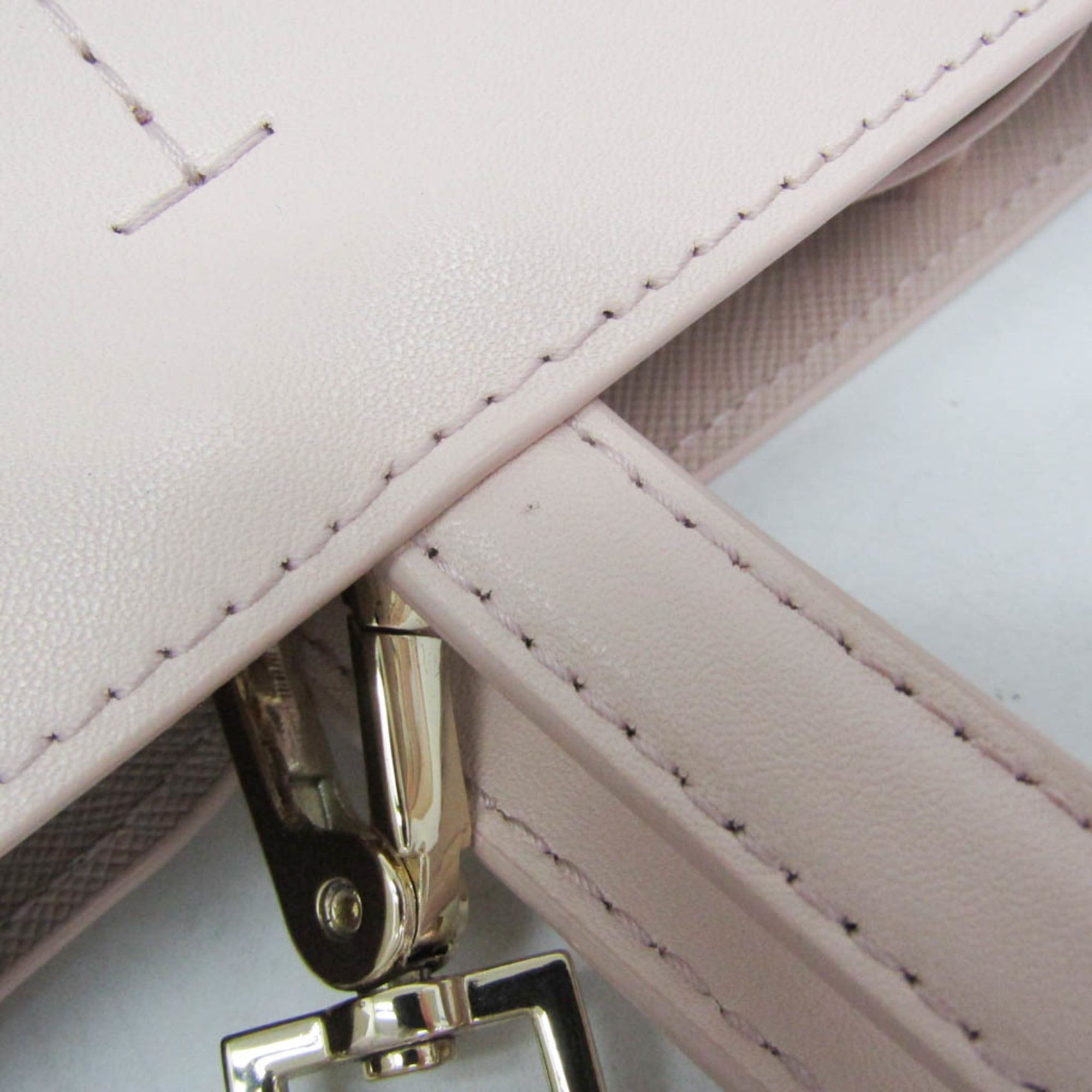 Furla Furla MIADIVA Women's Leather Shoulder Bag,Tote Bag Light Pink Size ONE SIZE - 11 Thumbnail