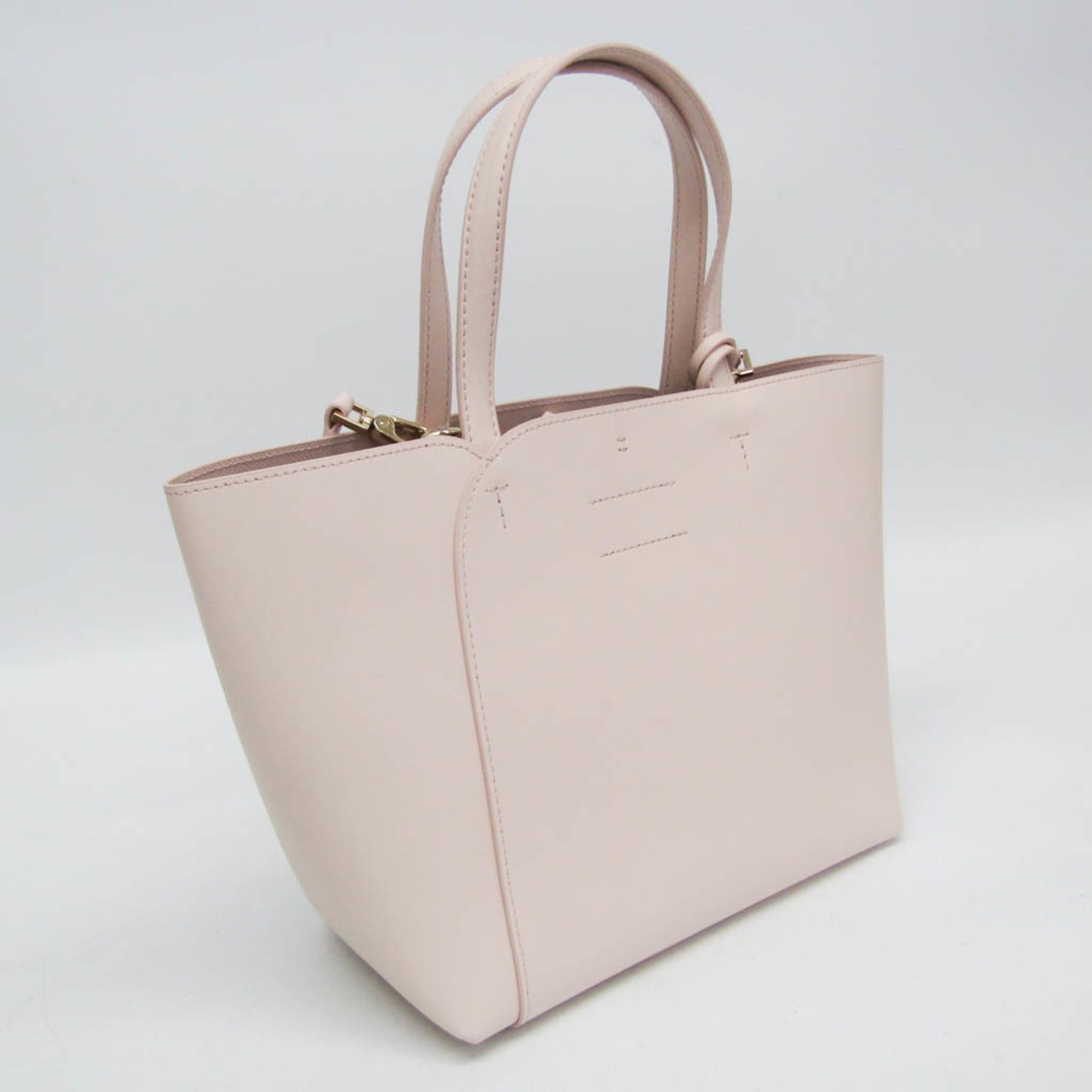 Furla Furla MIADIVA Women's Leather Shoulder Bag,Tote Bag Light Pink Size ONE SIZE - 7 Thumbnail