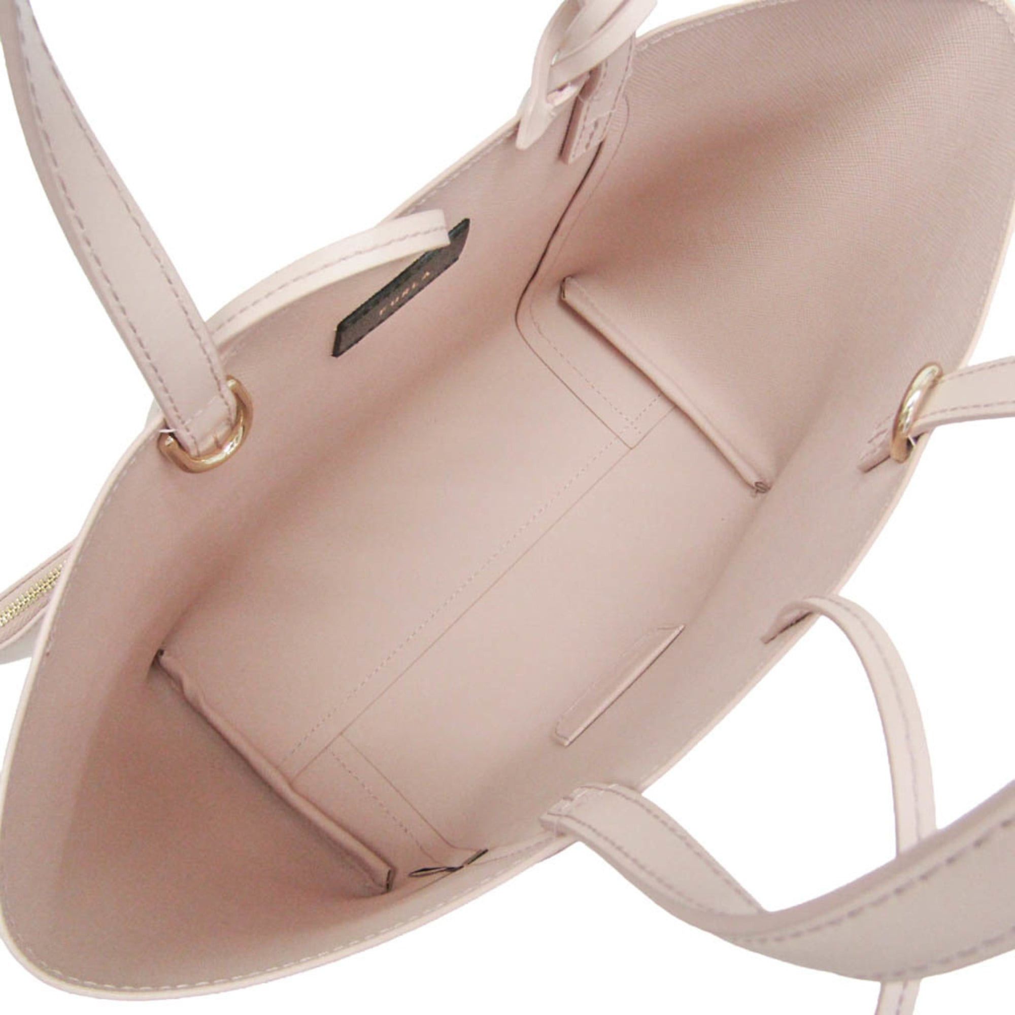 Furla Furla MIADIVA Women's Leather Shoulder Bag,Tote Bag Light Pink Size ONE SIZE - 4 Thumbnail