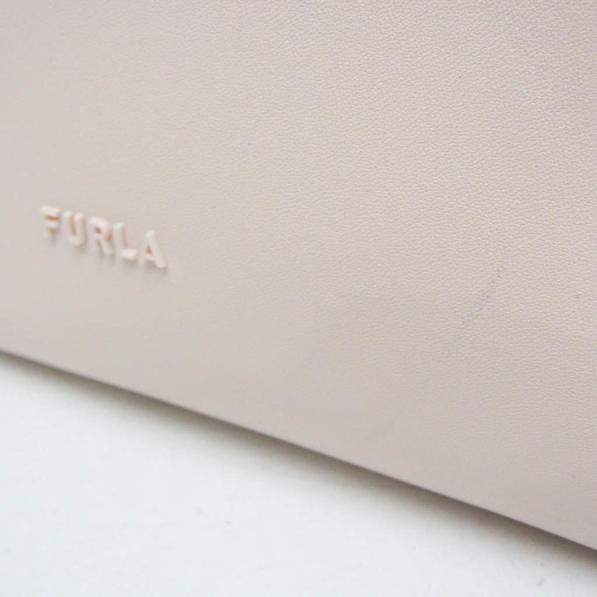 Furla Furla MIADIVA Women's Leather Shoulder Bag,Tote Bag Light Pink Size ONE SIZE - 10 Thumbnail