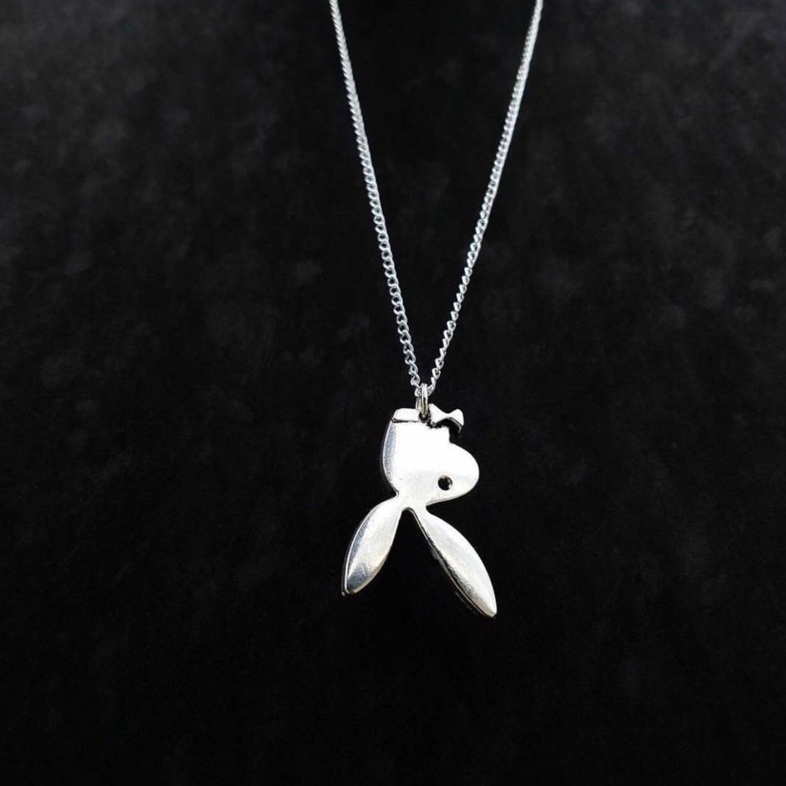 Playboy NEW Playboy Silver Upside Down Necklace | Grailed