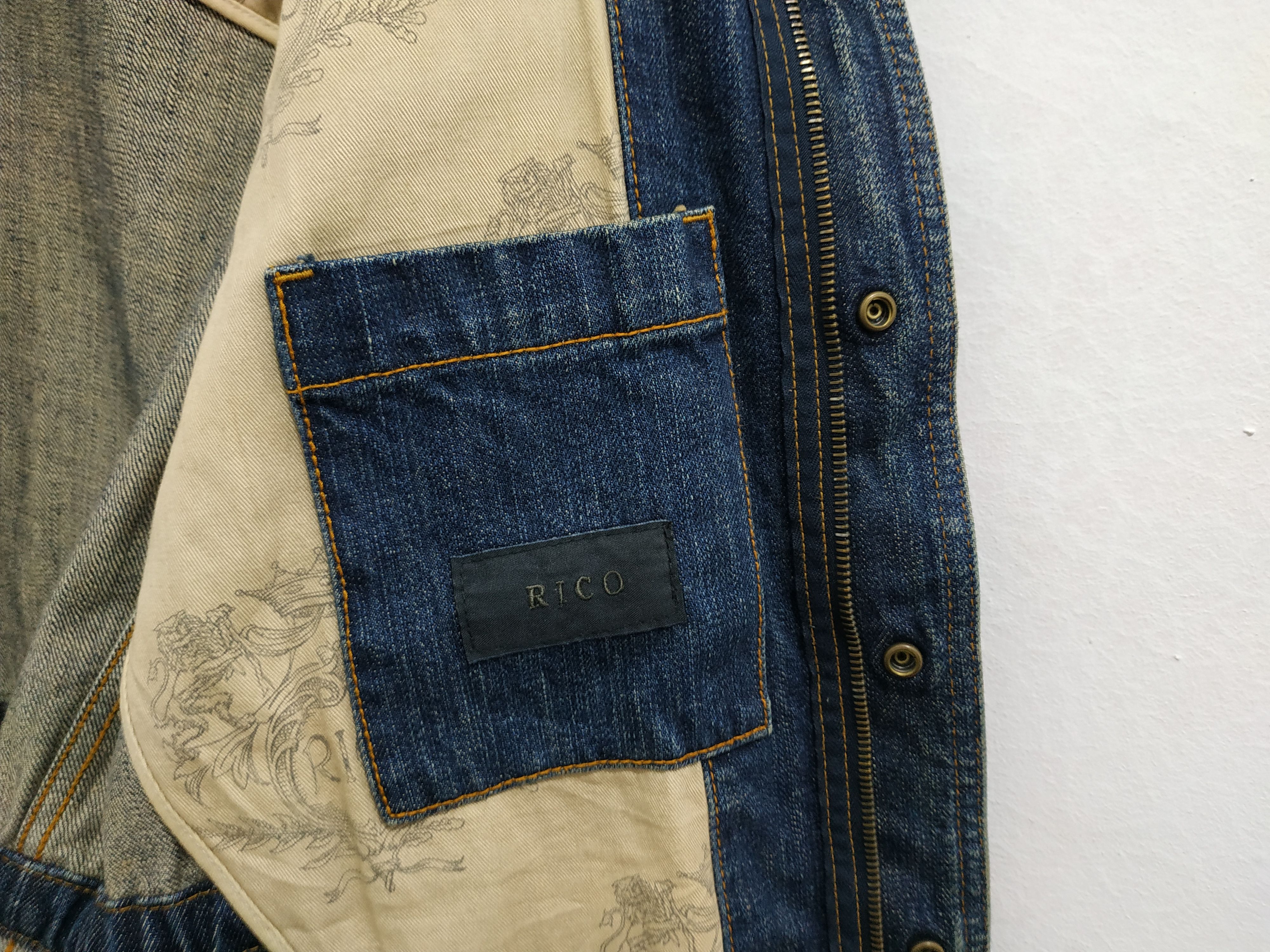 Le Grande Bleu (L.G.B.) MADE IN JAPAN RICO DENIM FIELD JACKET Size US M / EU 48-50 / 2 - 5 Thumbnail