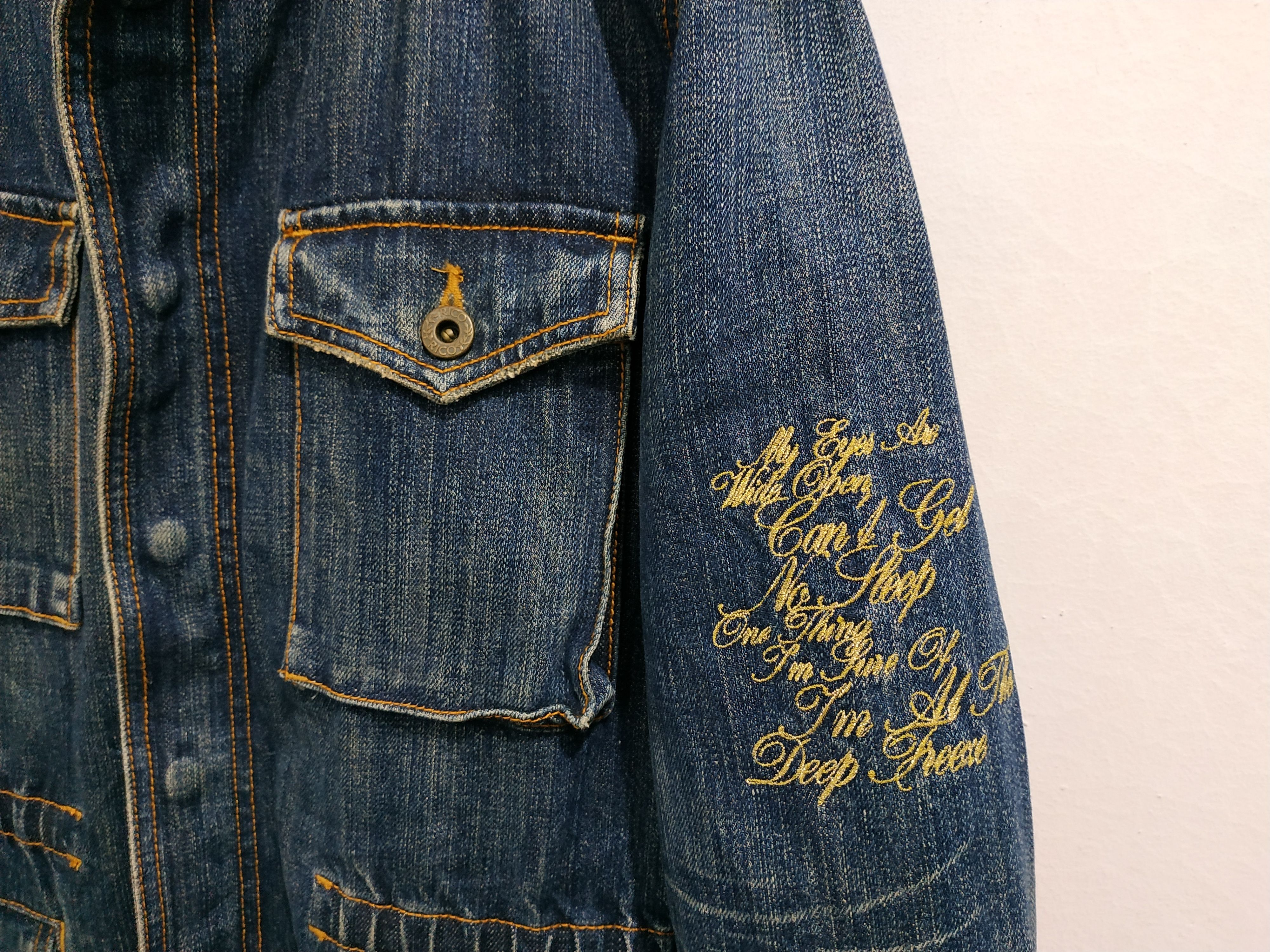 Le Grande Bleu (L.G.B.) MADE IN JAPAN RICO DENIM FIELD JACKET Size US M / EU 48-50 / 2 - 4 Thumbnail