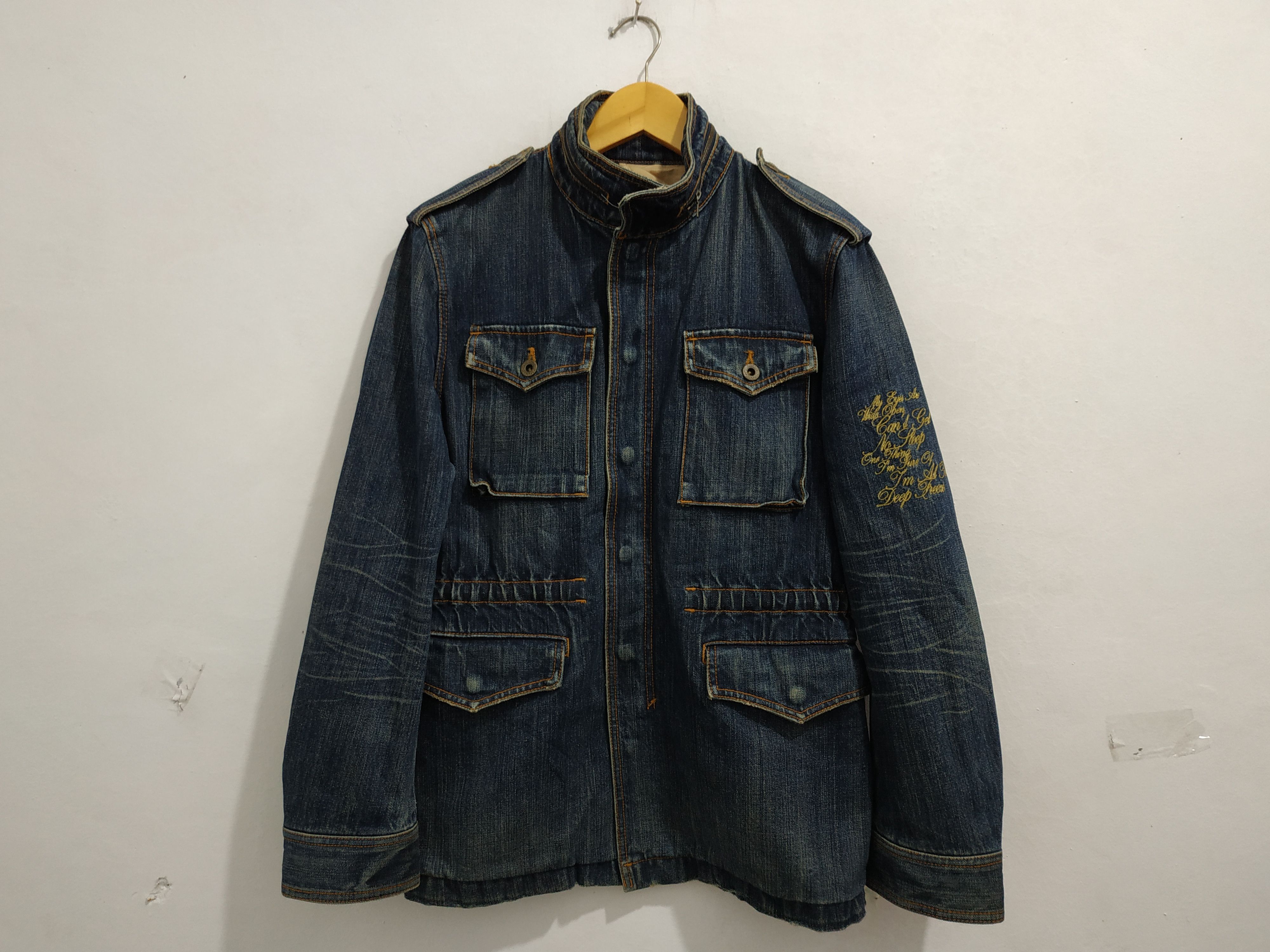 Le Grande Bleu (L.G.B.) MADE IN JAPAN RICO DENIM FIELD JACKET Size US M / EU 48-50 / 2 - 1 Thumbnail