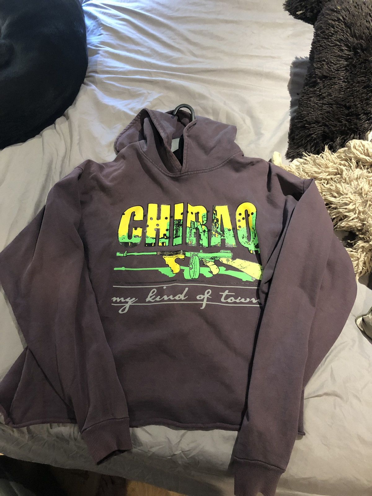 Vlone Chiraq My Kind Of Town Hoodie Grailed