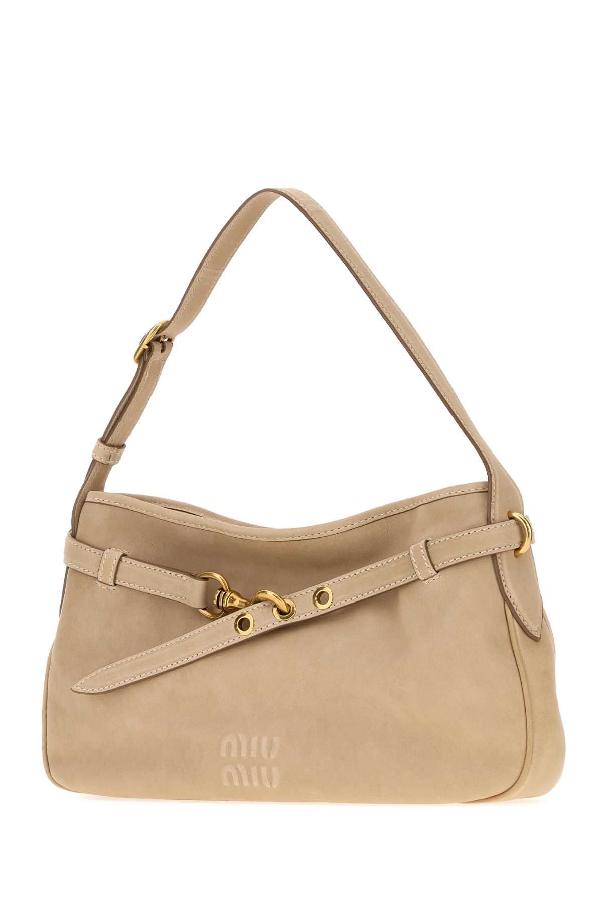 Miu Miu Sand Nappa Leather Shoulder Bag Size ONE SIZE - 2 Thumbnail