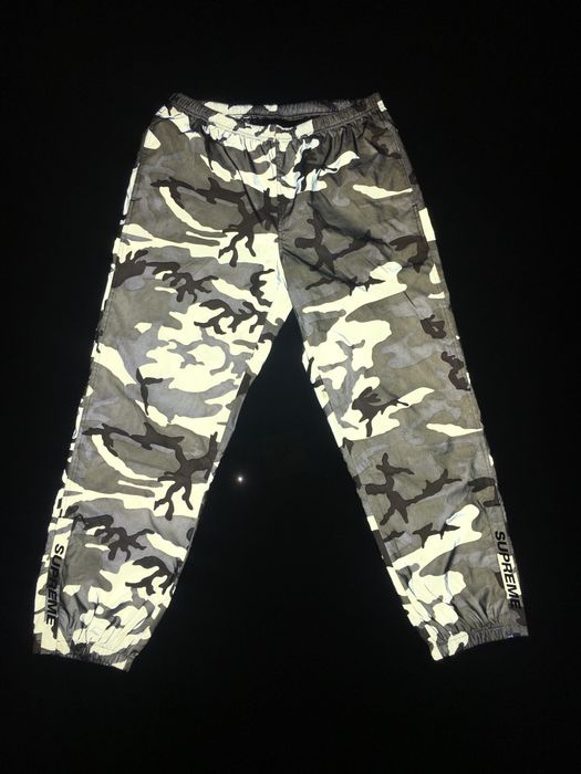 Supreme reflective camo warm up clearance pants