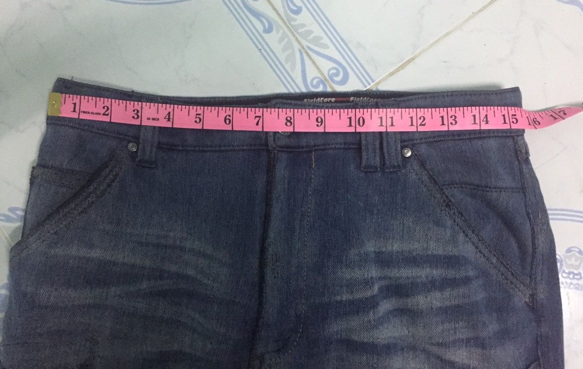 Japanese Brand Cargo Jean Pant Field Core Stretch Size US 31 - 23 Thumbnail