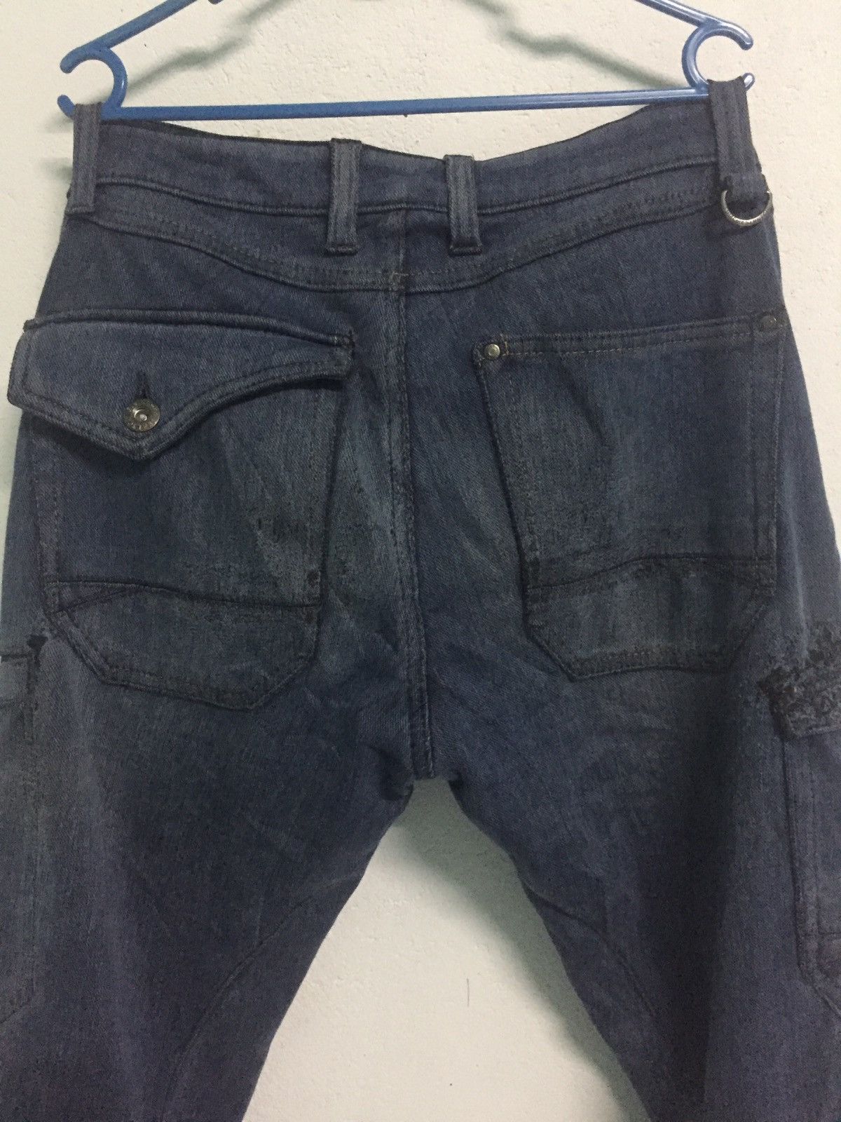Japanese Brand Cargo Jean Pant Field Core Stretch Size US 31 - 4 Thumbnail