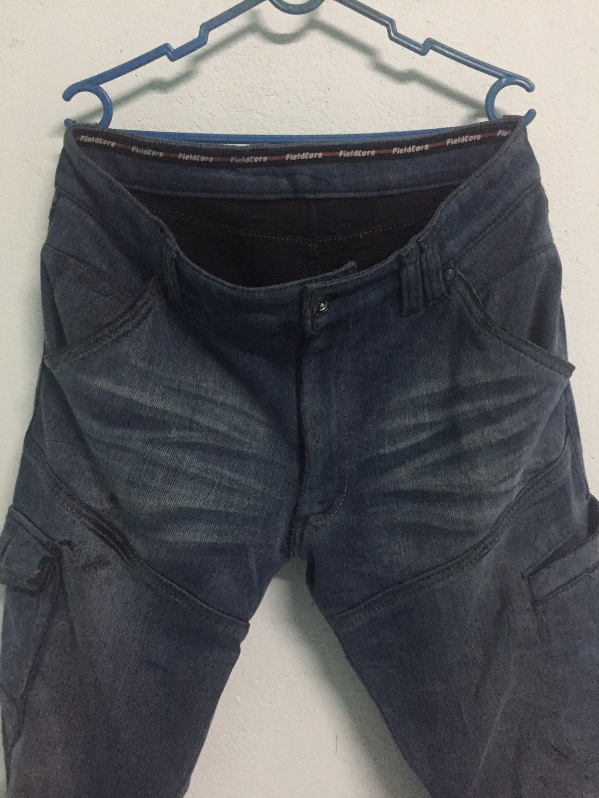 Japanese Brand Cargo Jean Pant Field Core Stretch Size US 31 - 3 Thumbnail