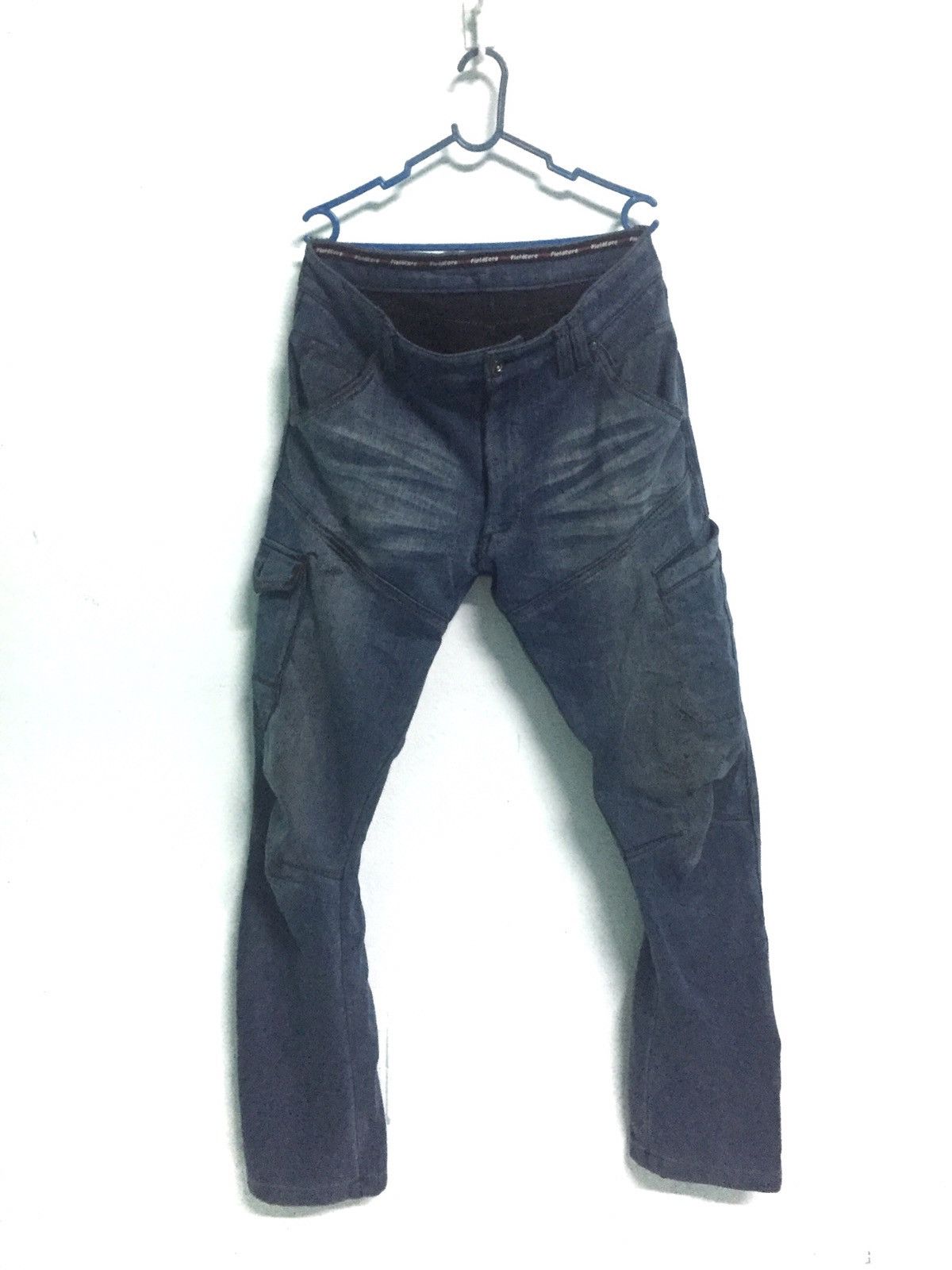 Japanese Brand Cargo Jean Pant Field Core Stretch Size US 31 - 1 Thumbnail