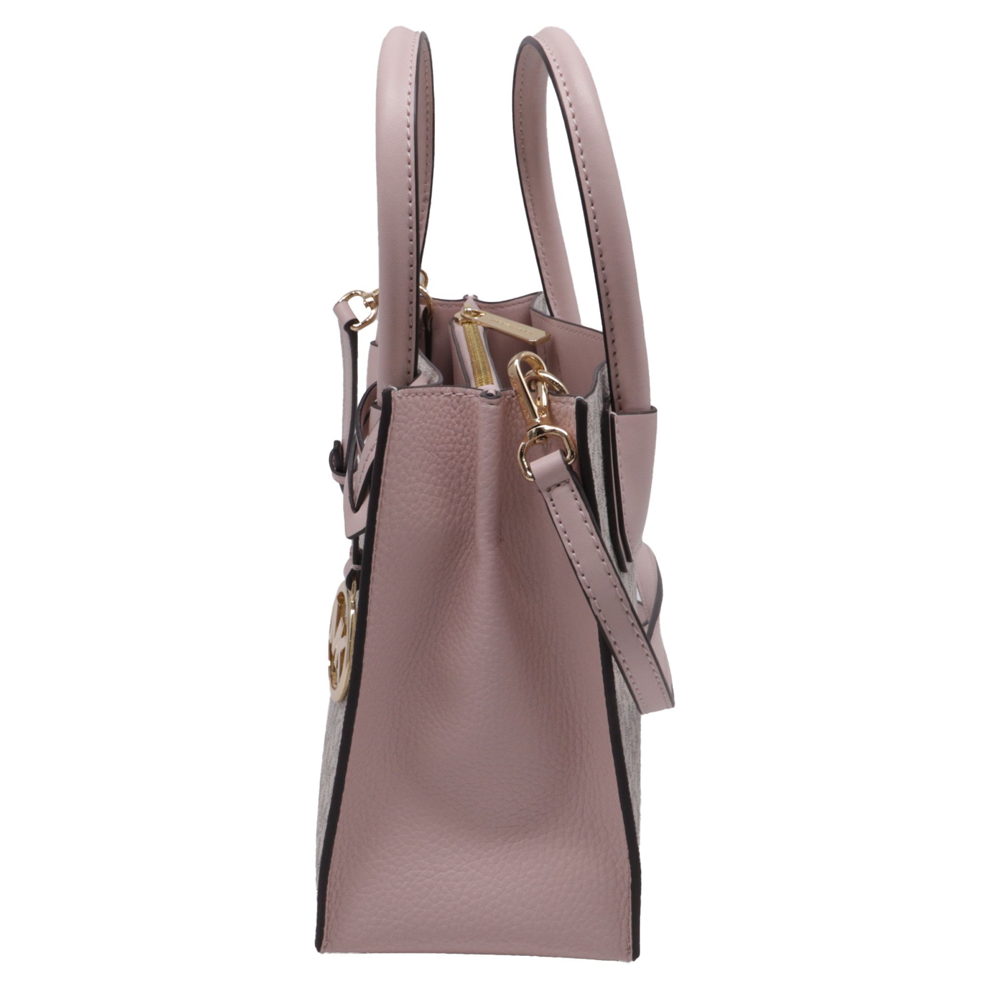 Michael Kors Michael Kors Mercer Medium Signature Logo Crossbody Bag in P Size ONE SIZE - 3 Thumbnail
