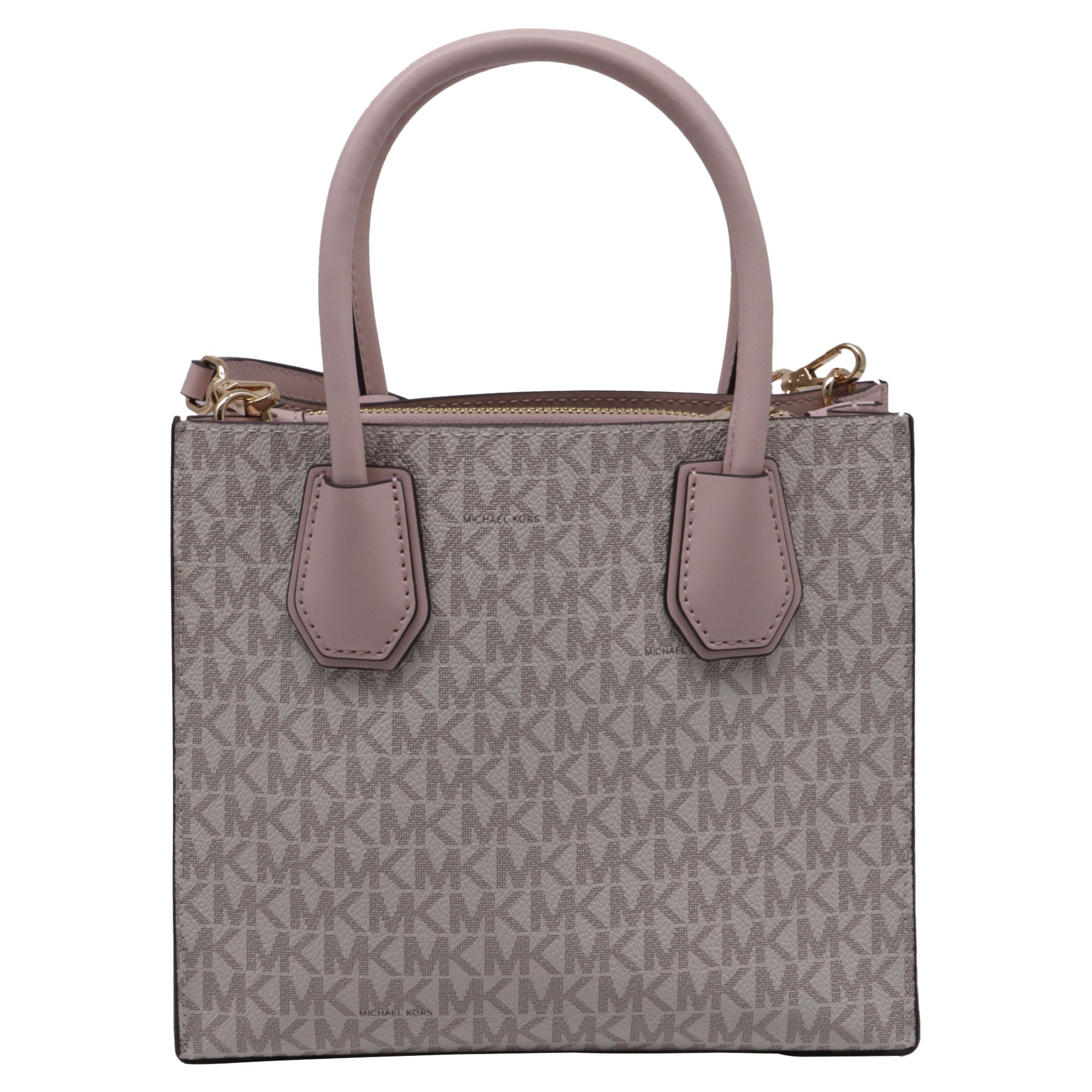 Michael Kors Michael Kors Mercer Medium Signature Logo Crossbody Bag in P Size ONE SIZE - 4 Thumbnail