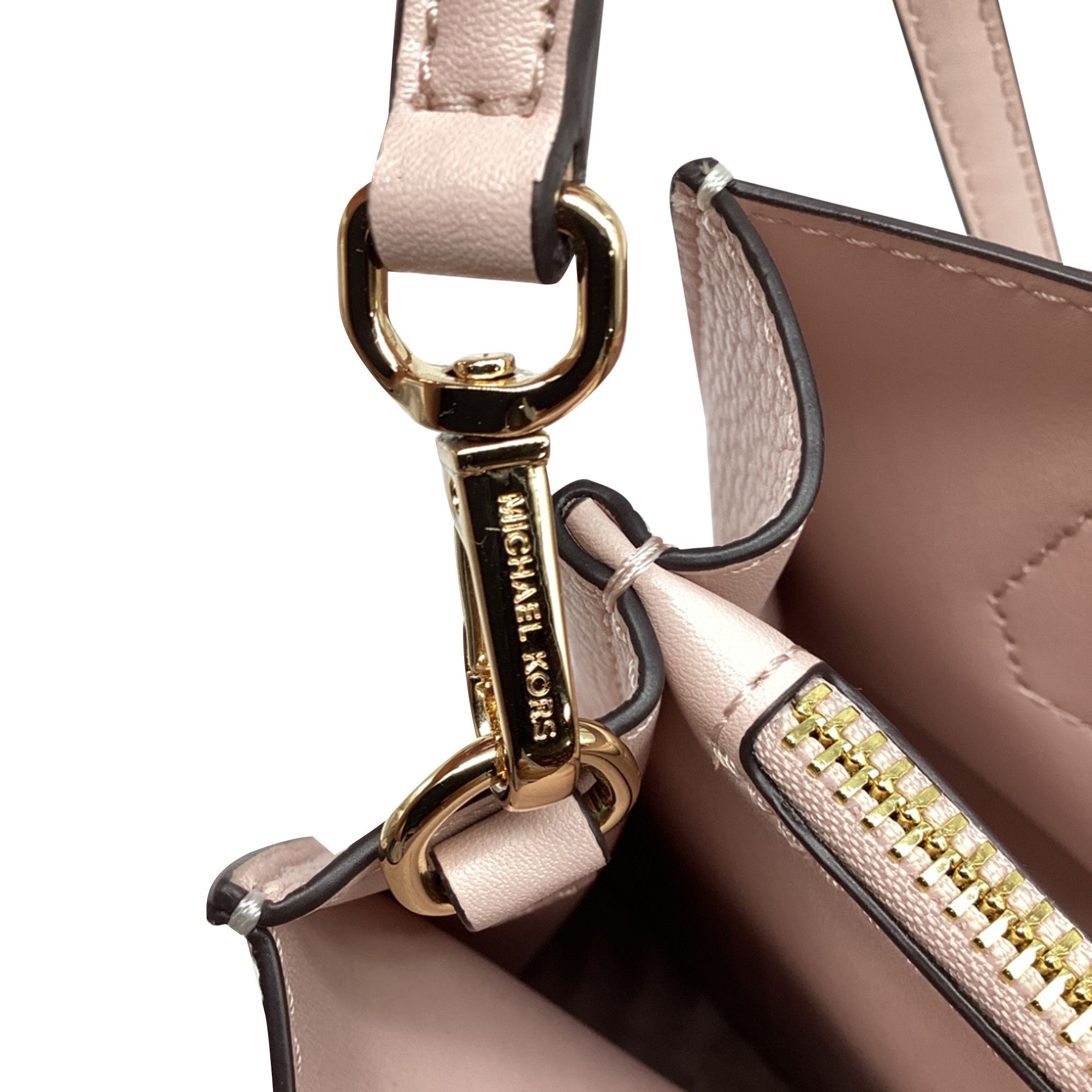 Michael Kors Michael Kors Mercer Medium Signature Logo Crossbody Bag in P Size ONE SIZE - 9 Thumbnail