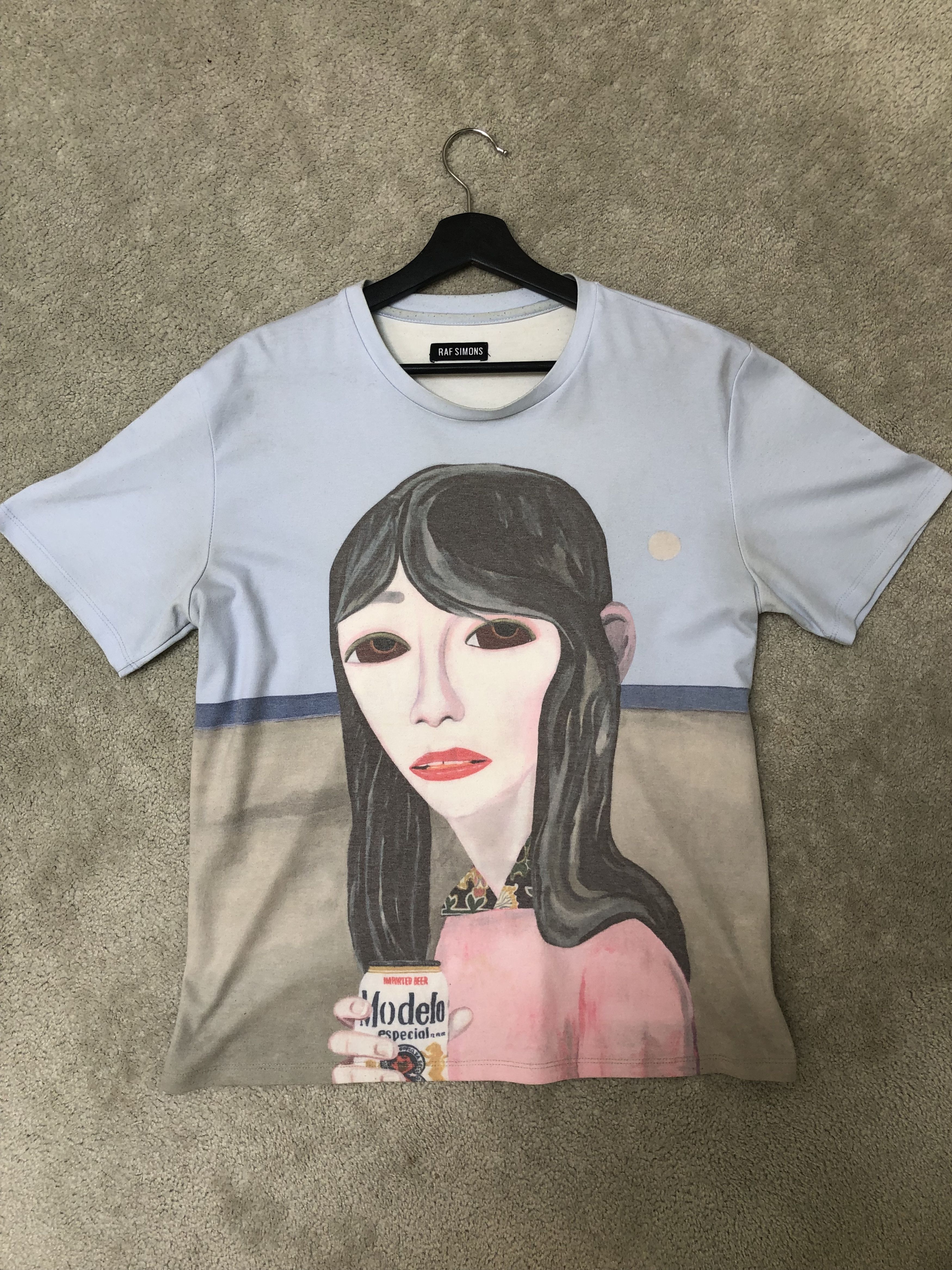 ブ*ー様 rare 13ss RAF SIMONS Brian  t Raf Simons SS13 Brian Calvin Coors Tee | Grailed