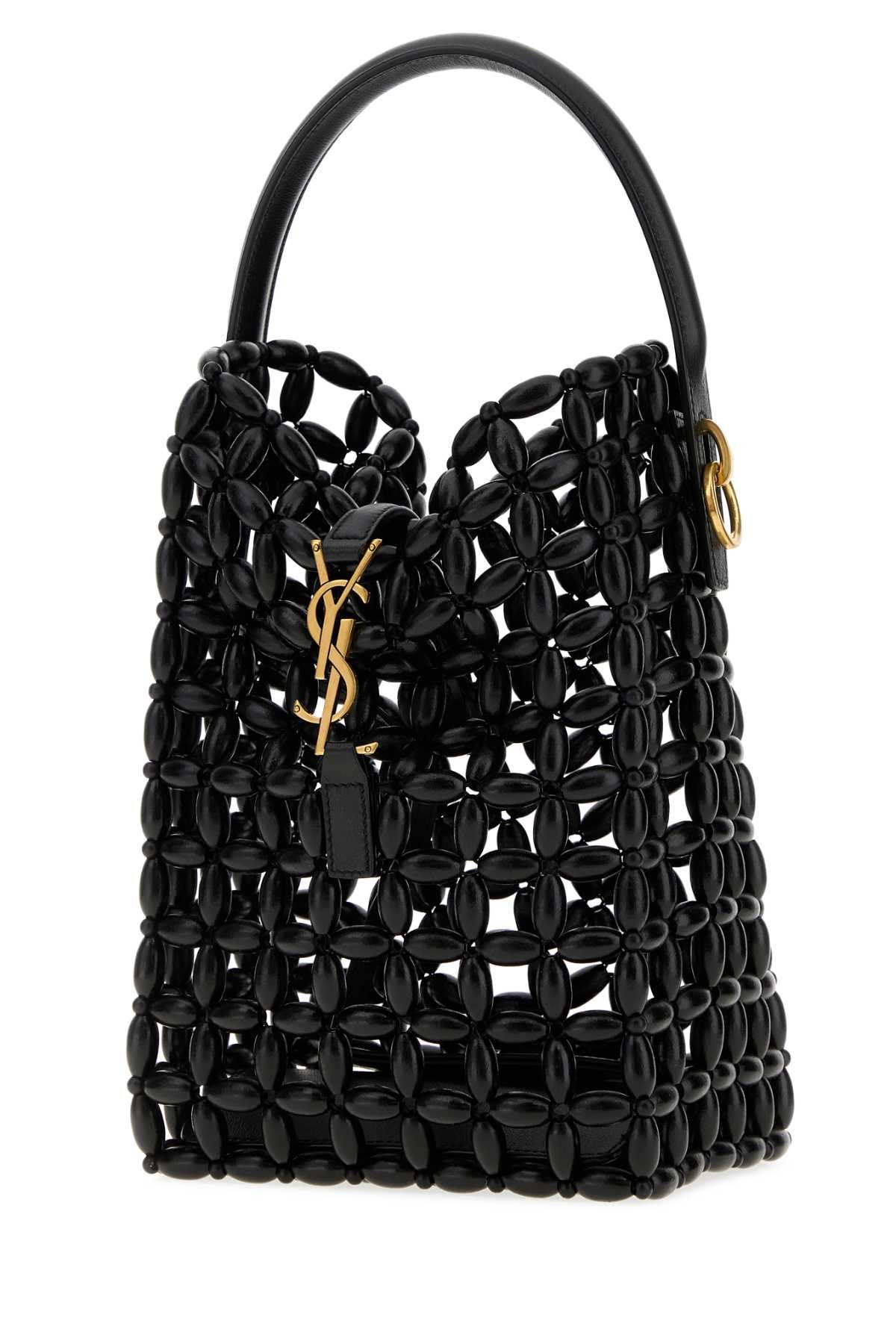 Saint Laurent Paris Black Beads Le 37 Bucket Bag Size ONE SIZE - 2 Thumbnail