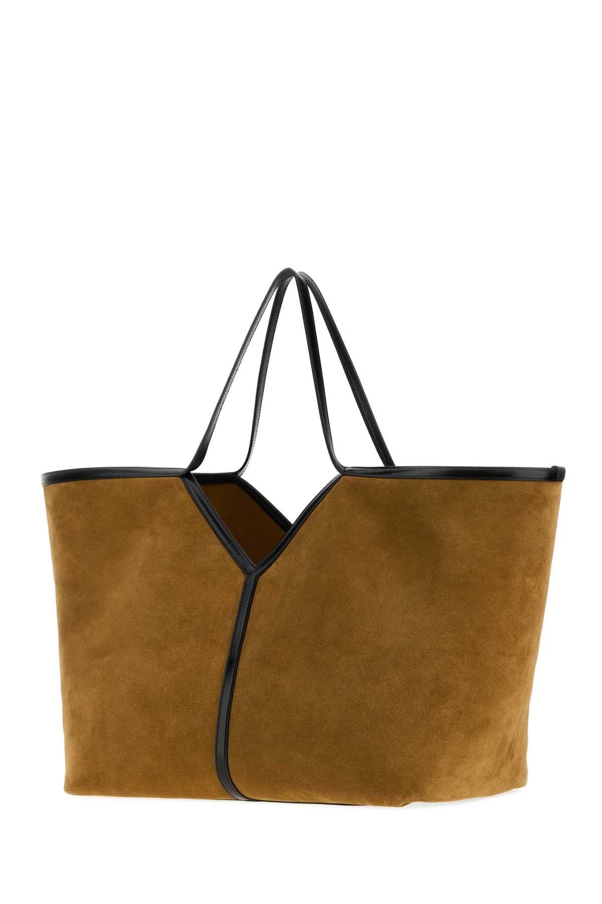 Saint Laurent Paris Biscuit Suede Y Shopping Bag Size ONE SIZE - 2 Thumbnail