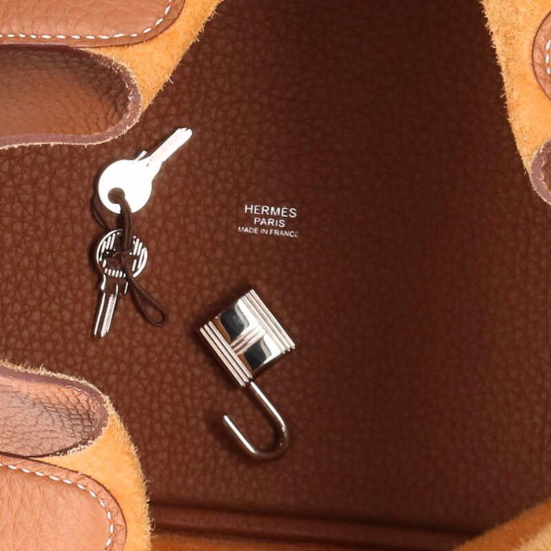 Hermes HERMES Picotin MM Taurillon Clemence Handbag Size ONE SIZE - 3 Thumbnail