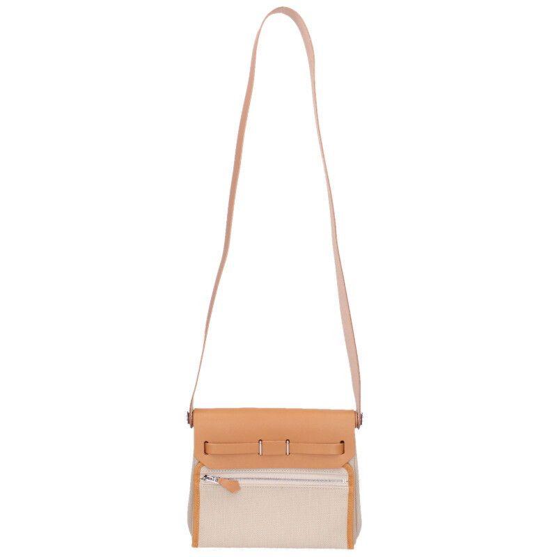 Hermes HERMES Herbag Zip 20 Mini Toile Vache Hunter Size ONE SIZE - 2 Thumbnail