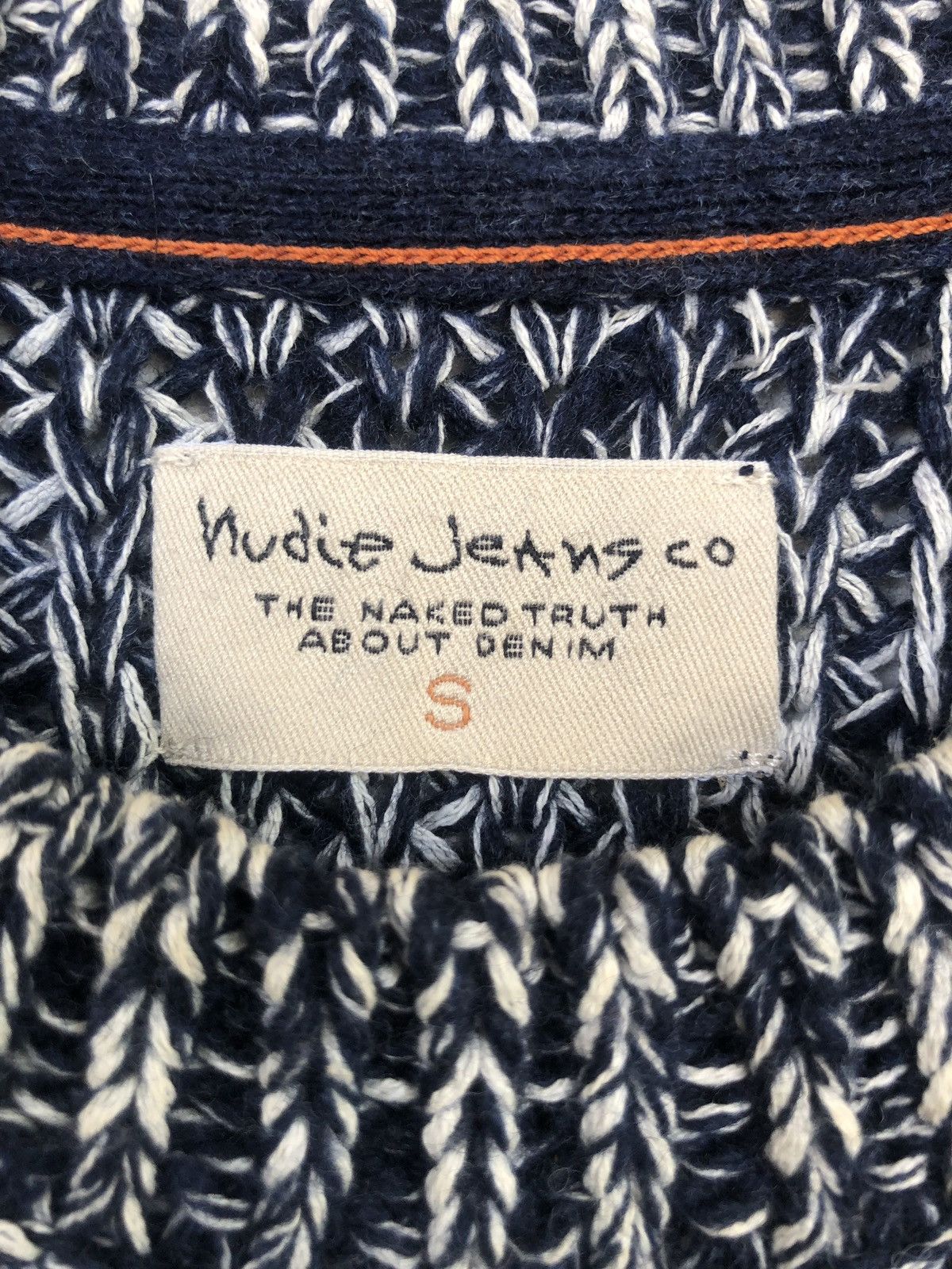 Nudie Jeans Nudie Jeans Dag Two Tones Grey Cable Knitwear Size US M / EU 48-50 / 2 - 7 Thumbnail