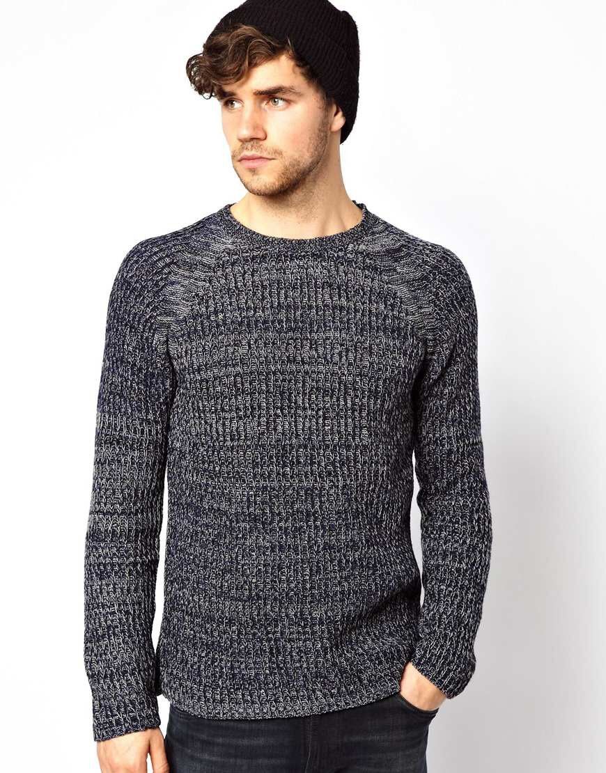 Nudie Jeans Nudie Jeans Dag Two Tones Grey Cable Knitwear Size US M / EU 48-50 / 2 - 1 Thumbnail