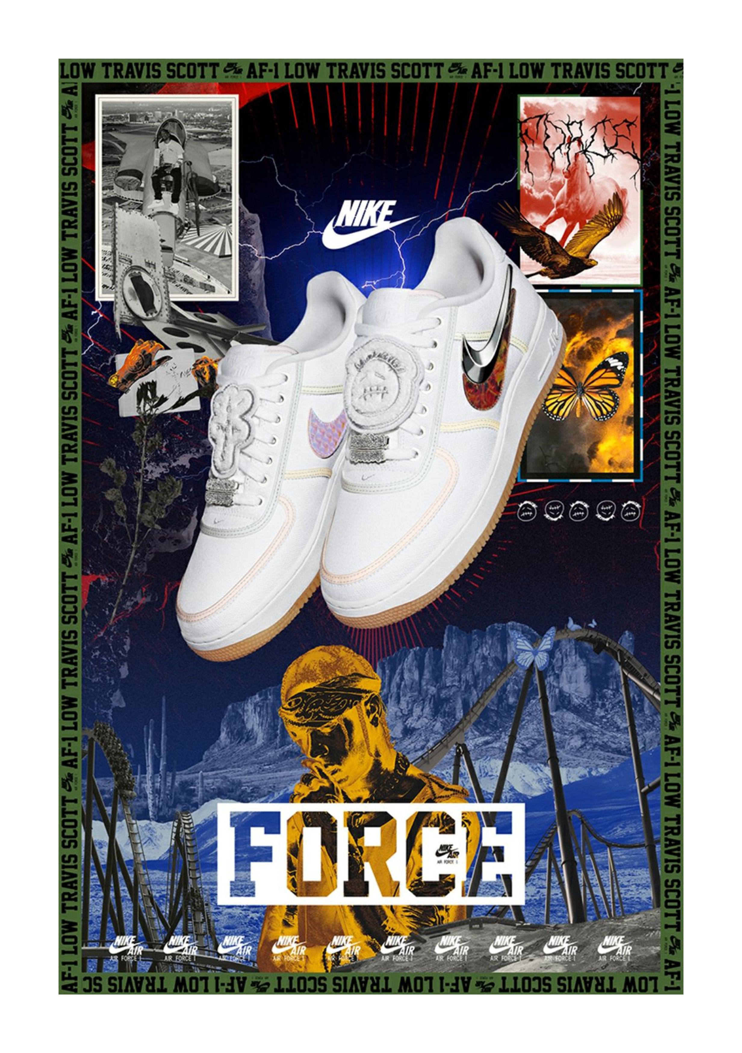 Nike air force one poster hot sale