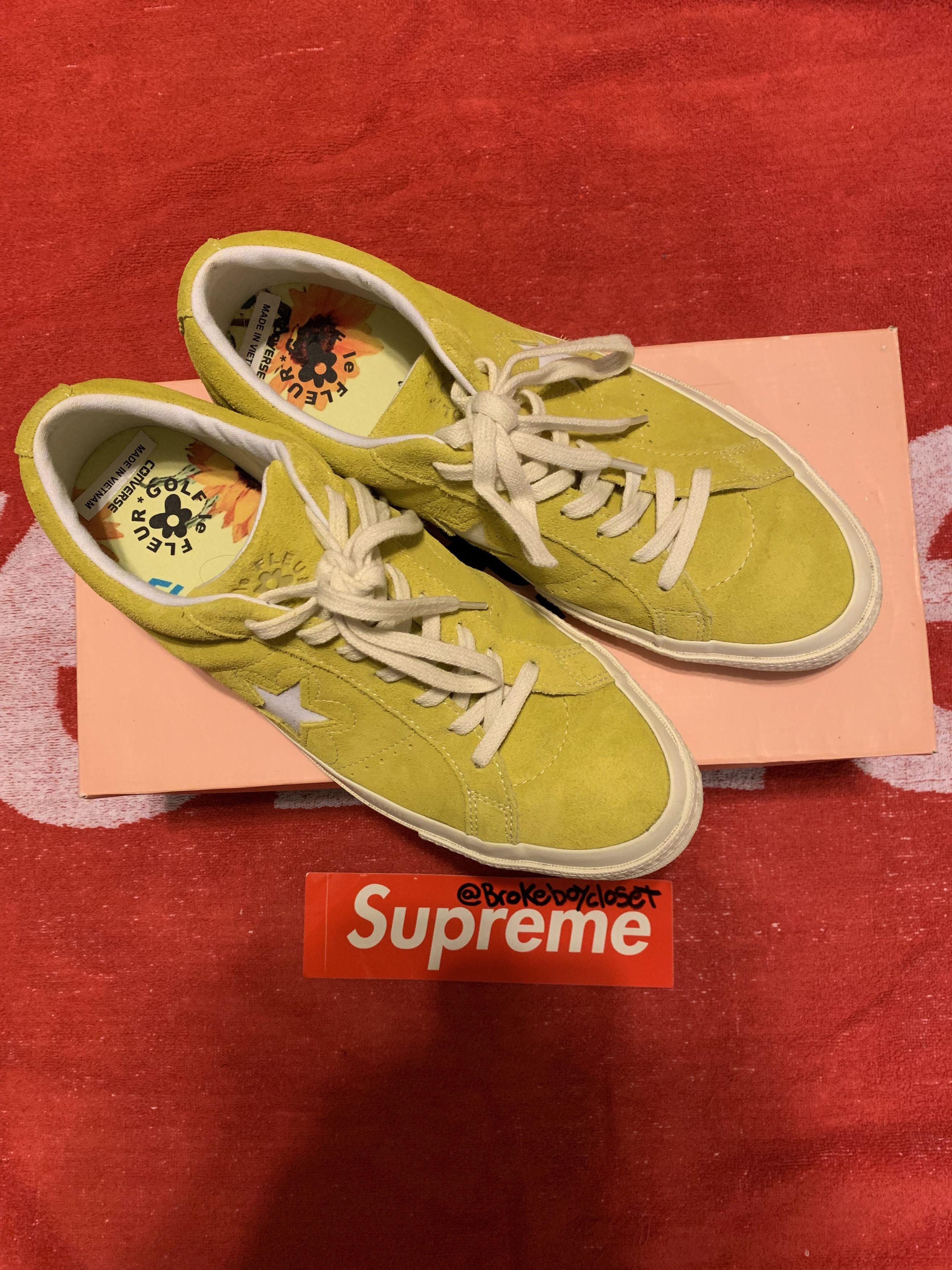 Converse Golf le Fleur one star OG bumble bee yellow Grailed