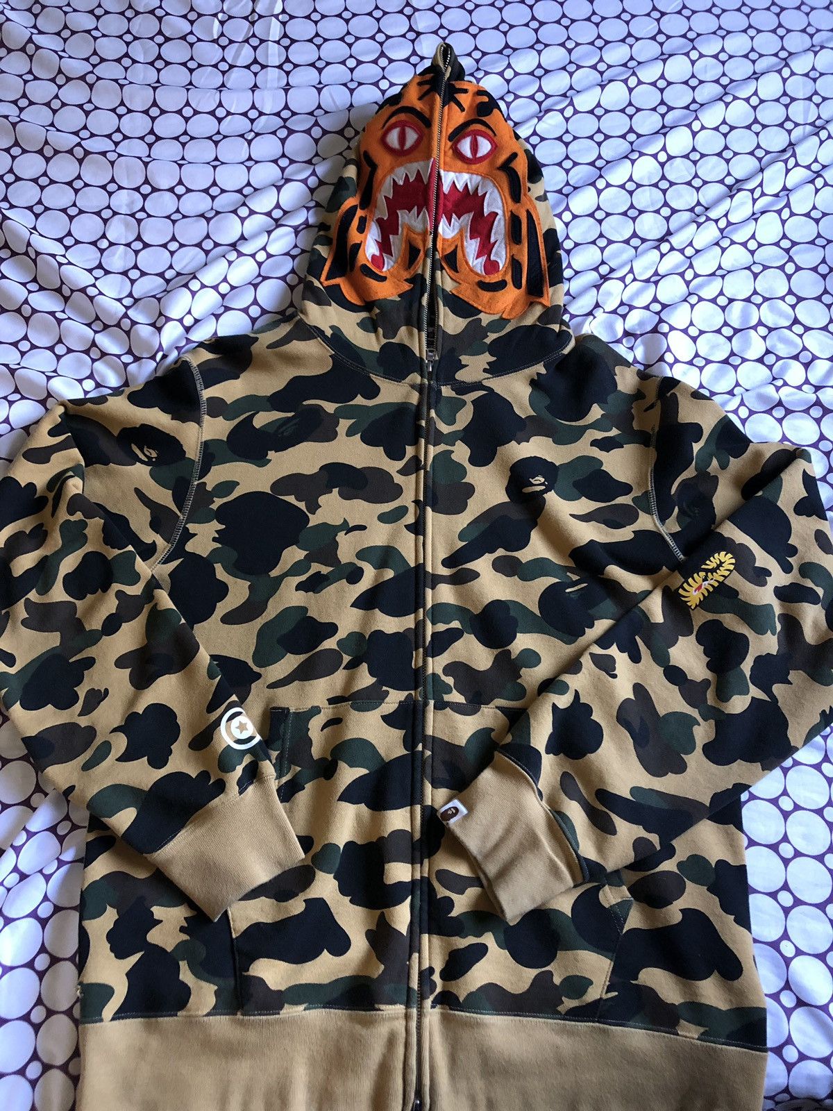 Bape ape First Camo Shark Hoodie Size XXL Funthera Militia Grailed