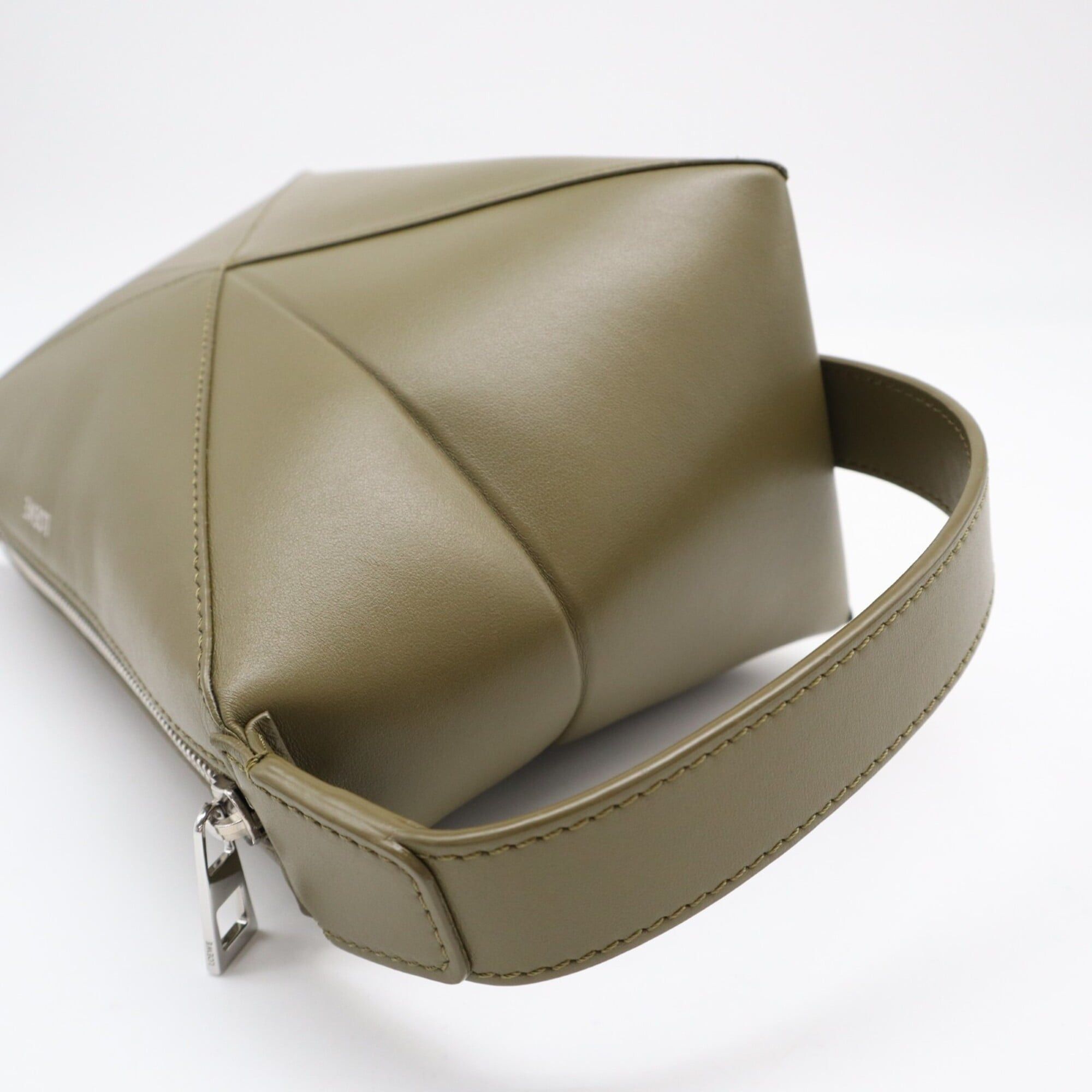 Loewe LOEWE Shiny Calfskin Puzzle Fold Wash Bag C510WBPX01 Clutch Khaki Women's Size ONE SIZE - 9 Thumbnail