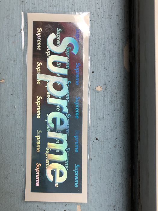 Supreme on sale reflective sticker