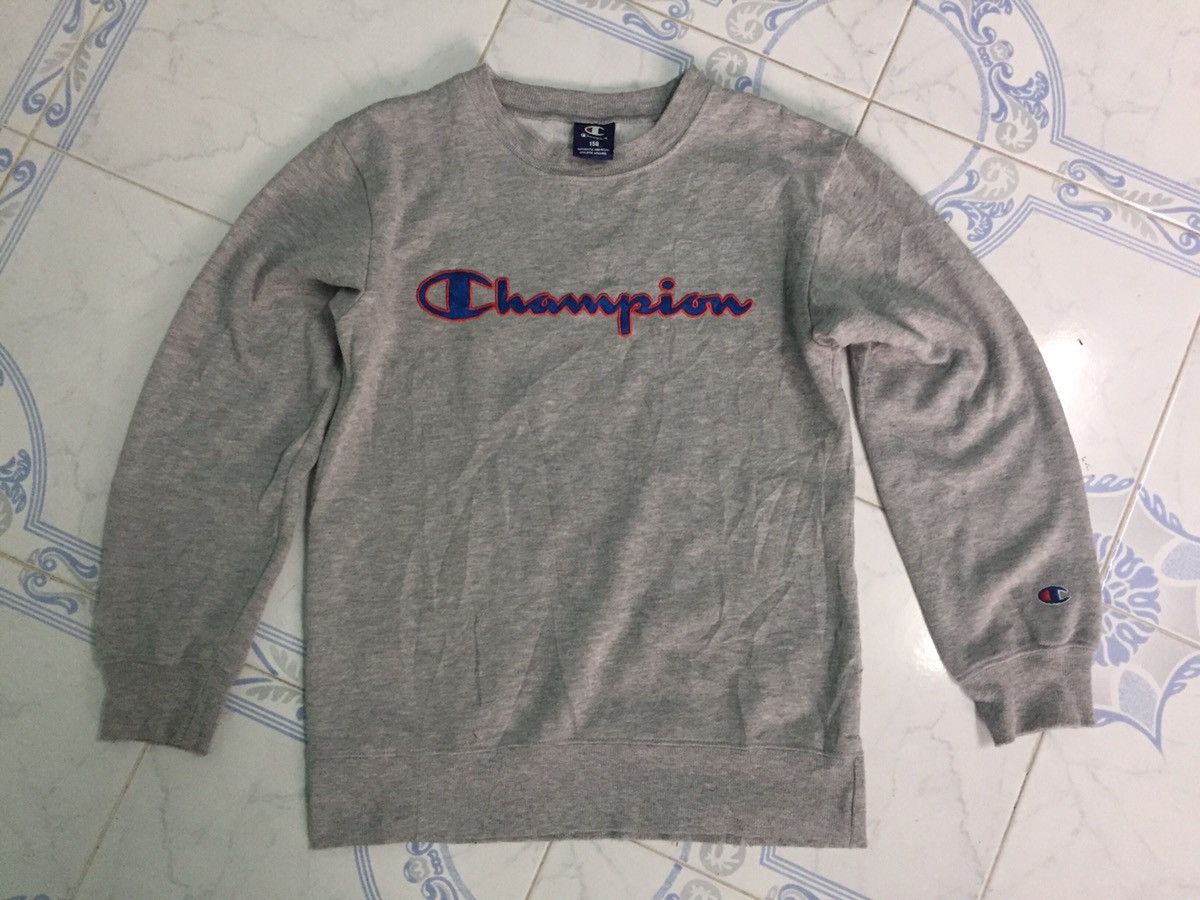 Champion × Japanese Brand Champion Long Sleeve Sweatshirt : small size-kid@women Size US XS / EU 42 / 0 - 8 Thumbnail
