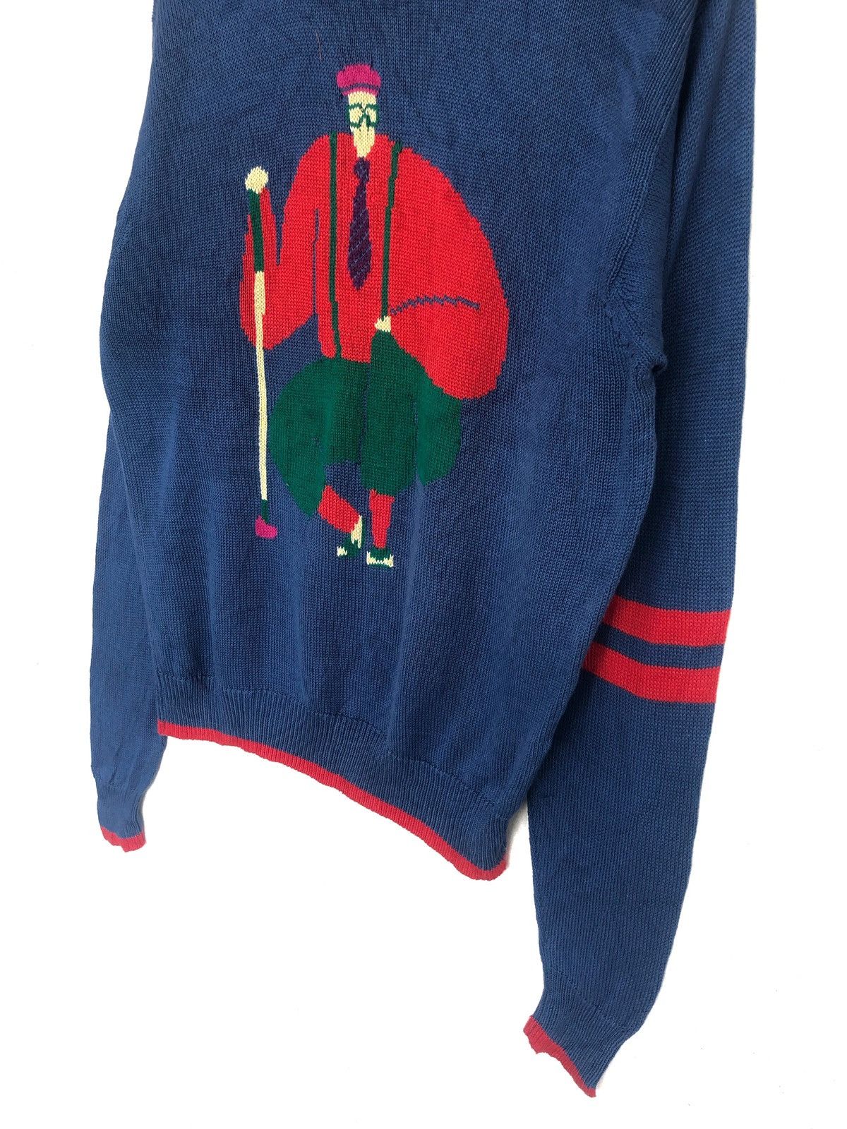 Vintage Vintage Golf Mascots Blue Red Oversized Knitwear Size US M / EU 48-50 / 2 - 5 Thumbnail
