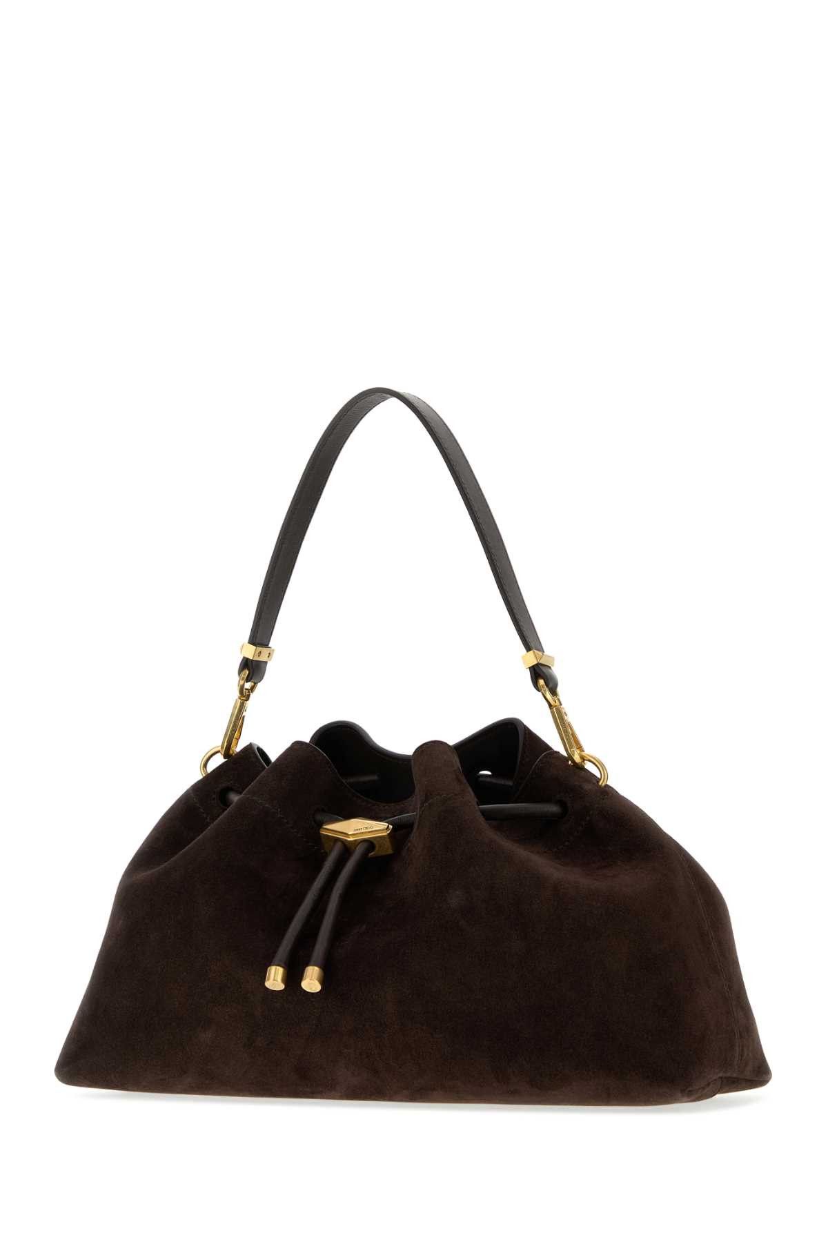 Jimmy Choo Brown Suede Bon Bon Bucket Bag Size ONE SIZE - 2 Thumbnail