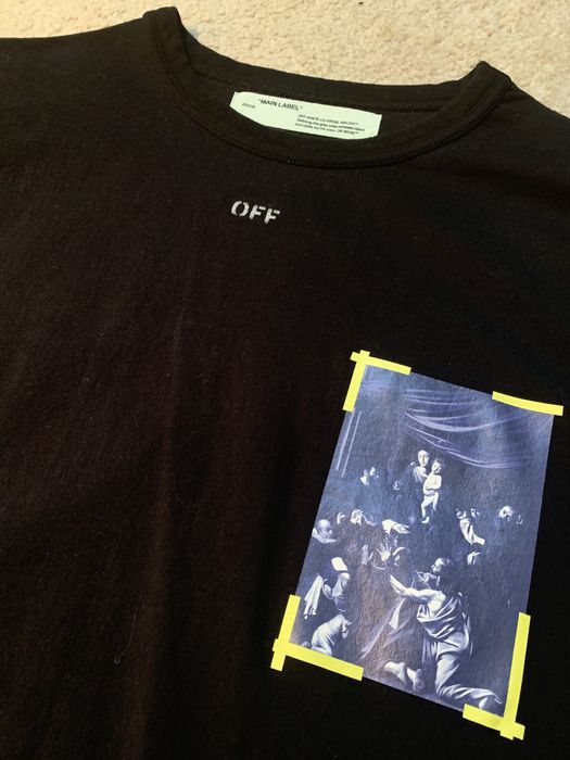 Off white hotsell mini caravaggio tee