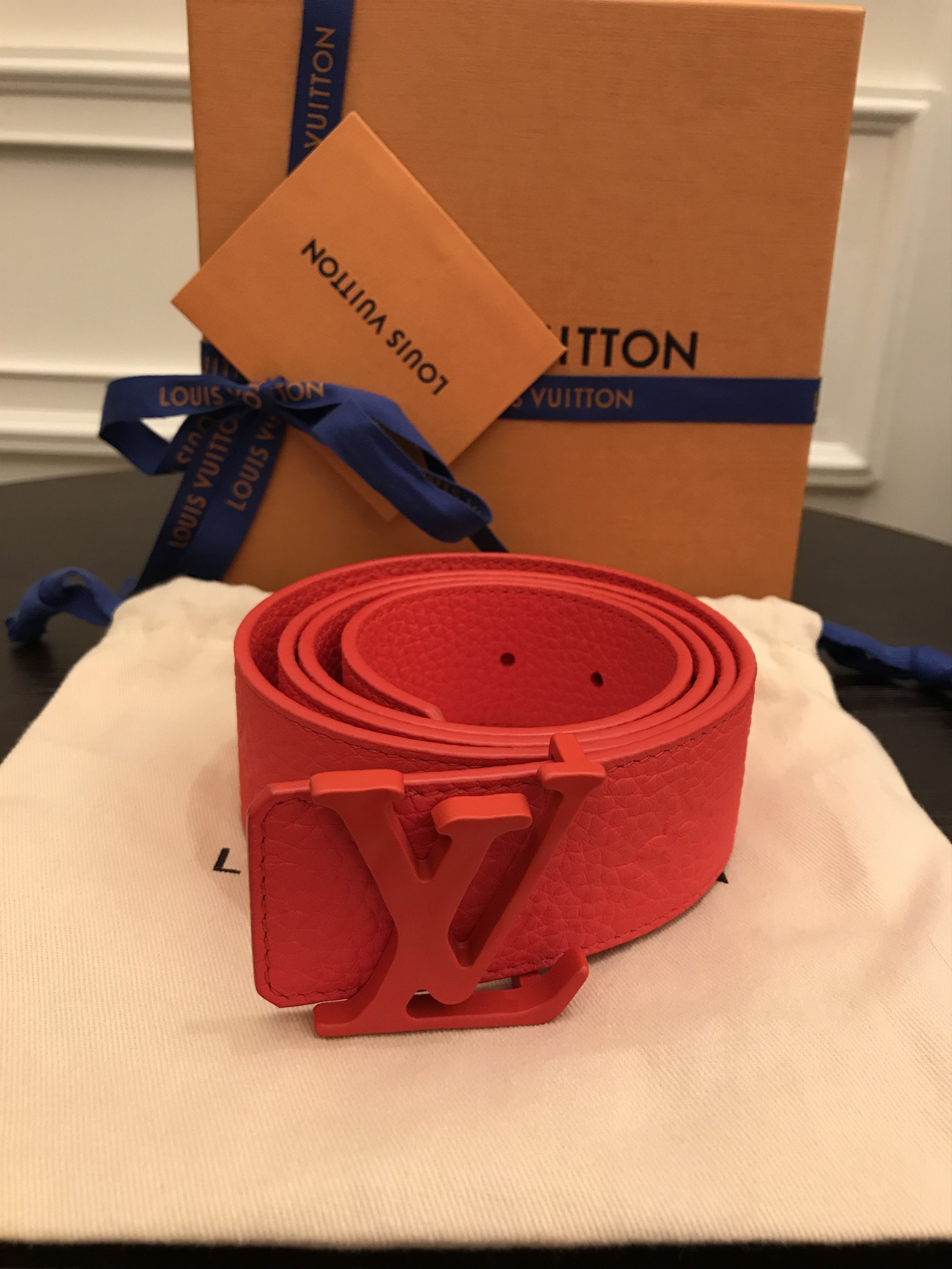 Louis Vuitton Virgil Abloh Ss19 Monogram Belt Brown 95cm