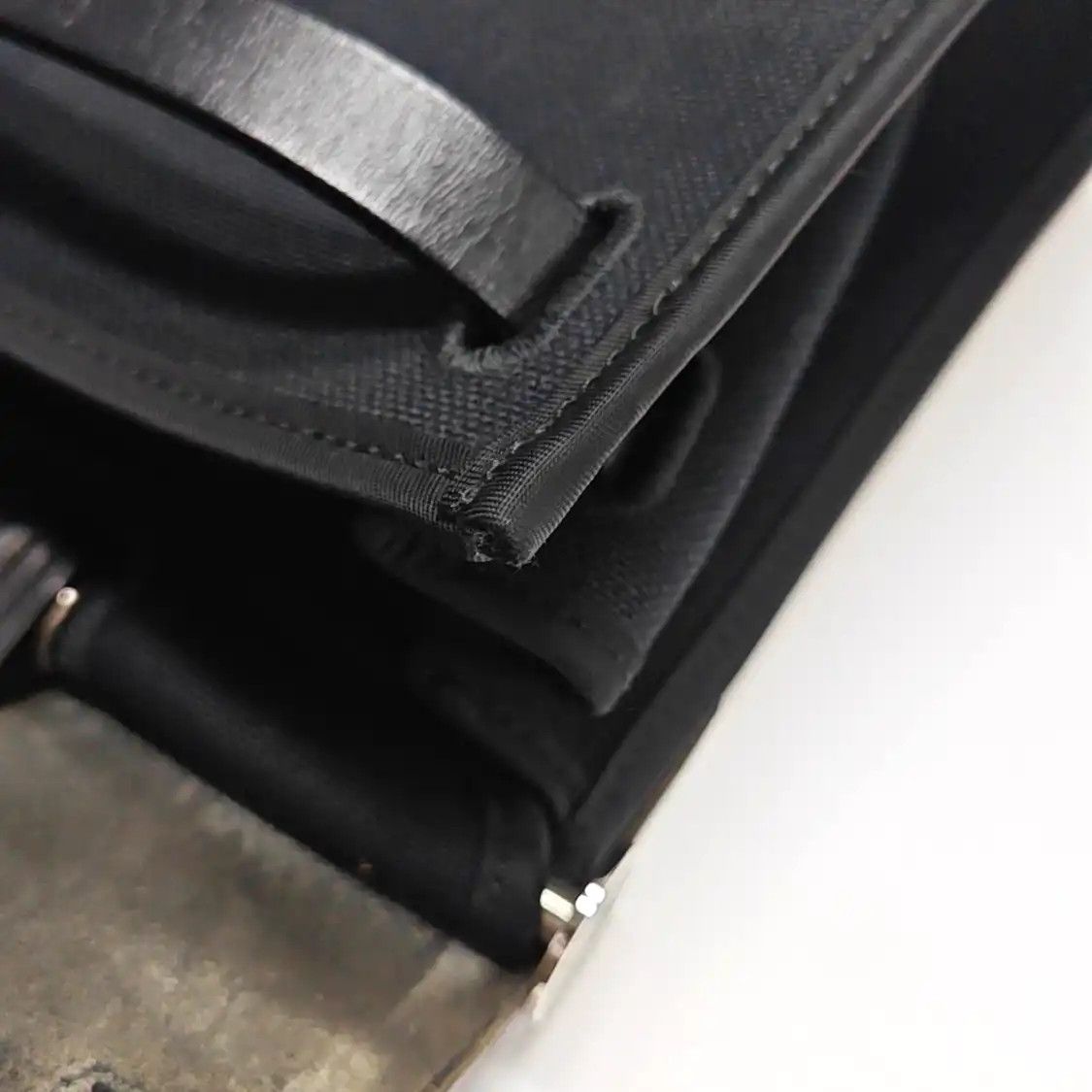 Hermes Hermes Herbag 31 black canvas shoulder bag handbag silver hardware D sub-pocket Size ONE SIZE - 16 Thumbnail