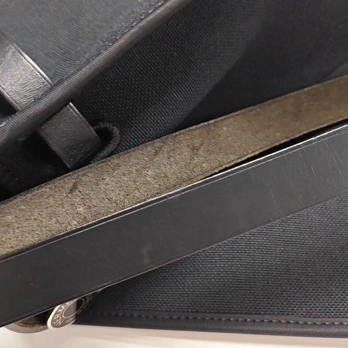 Hermes Hermes Herbag 31 black canvas shoulder bag handbag silver hardware D sub-pocket Size ONE SIZE - 18 Thumbnail