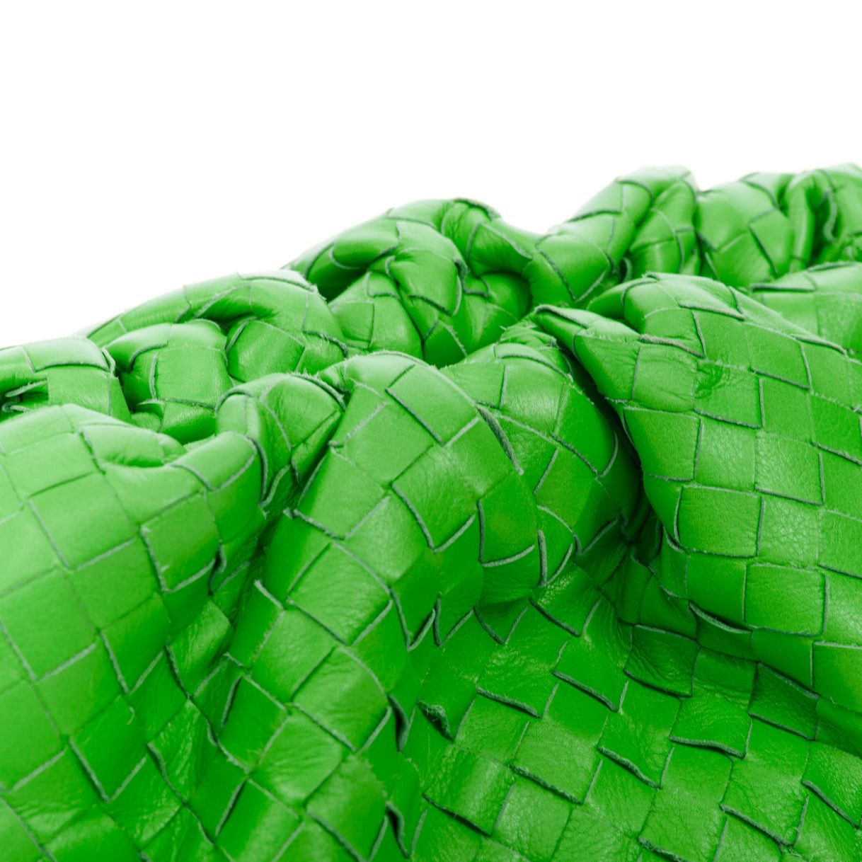 Bottega Veneta BOTTEGA VENETA Parakeet The Pouch green Intrecciato nappa leather clutch bag Size ONE SIZE - 7 Thumbnail