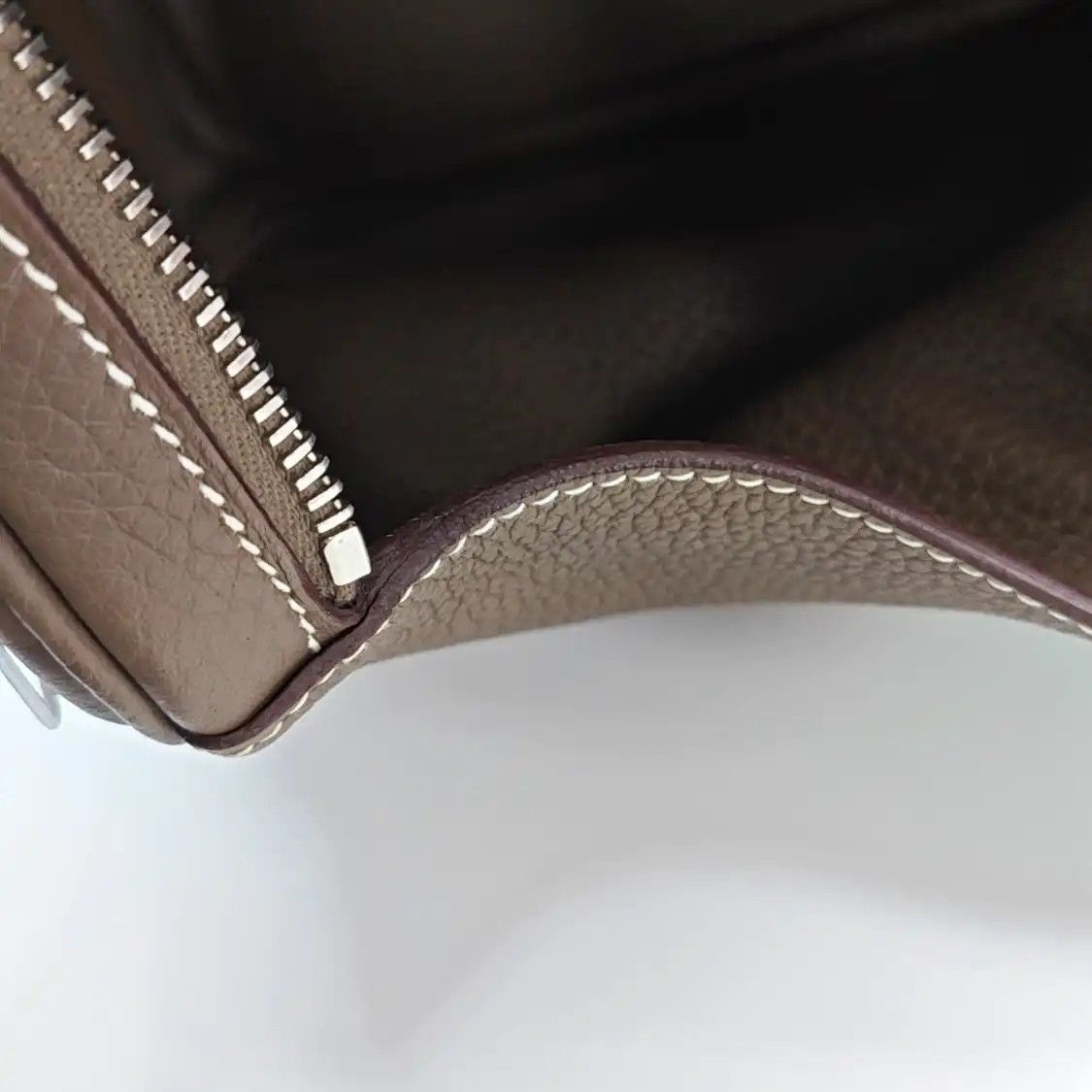 Hermes Hermes Lindy 30 Etoupe Clemence cowhide leather Lindy bag shoulder bag handbag s Size ONE SIZE - 15 Thumbnail