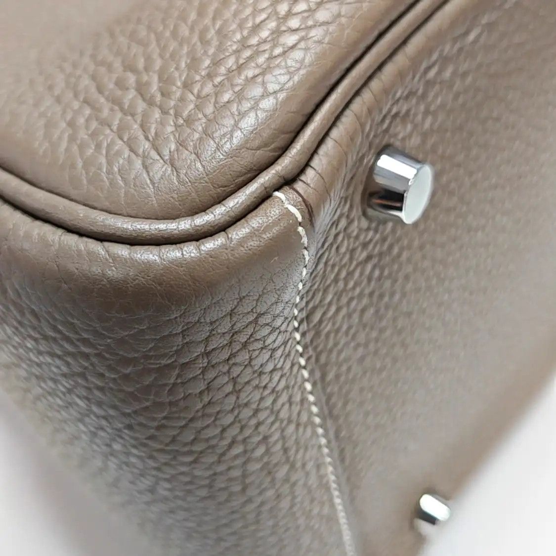 Hermes Hermes Lindy 30 Etoupe Clemence cowhide leather Lindy bag shoulder bag handbag s Size ONE SIZE - 13 Thumbnail