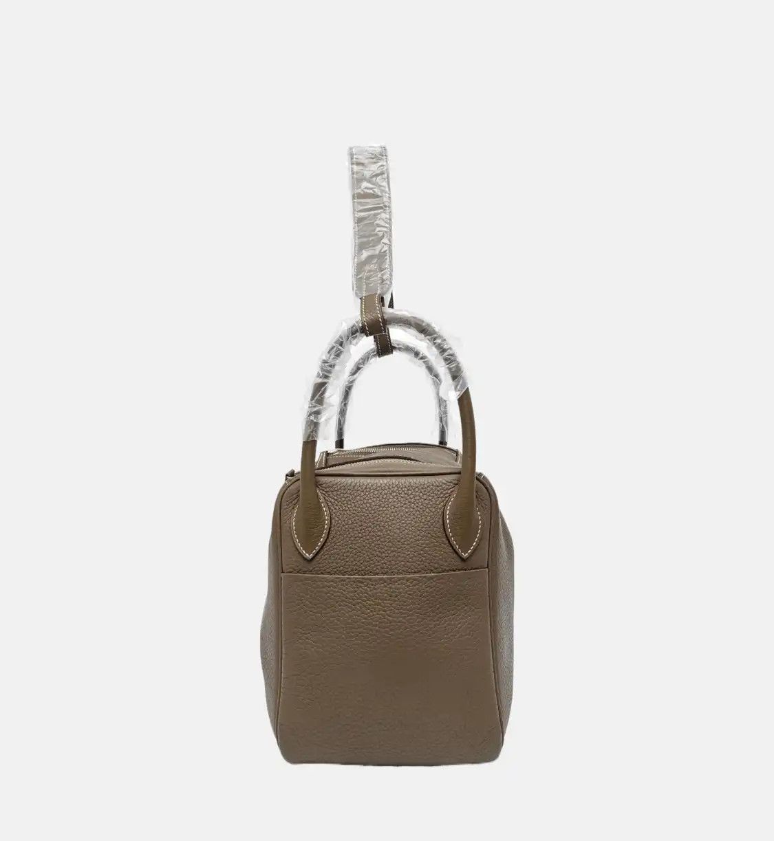 Hermes Hermes Lindy 30 Etoupe Clemence cowhide leather Lindy bag shoulder bag handbag s Size ONE SIZE - 3 Thumbnail