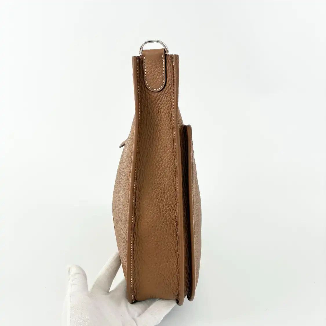 Hermes Hermes Evelyne 29 Gold Brown Clemence cowhide leather cutout Evelyne shoulder ba Size ONE SIZE - 3 Thumbnail