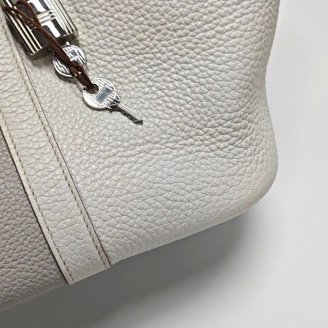 Hermes Hermes Picotin Lock 26 color-block Clemence cowhide leather picotin handbag silv Size ONE SIZE - 9 Thumbnail