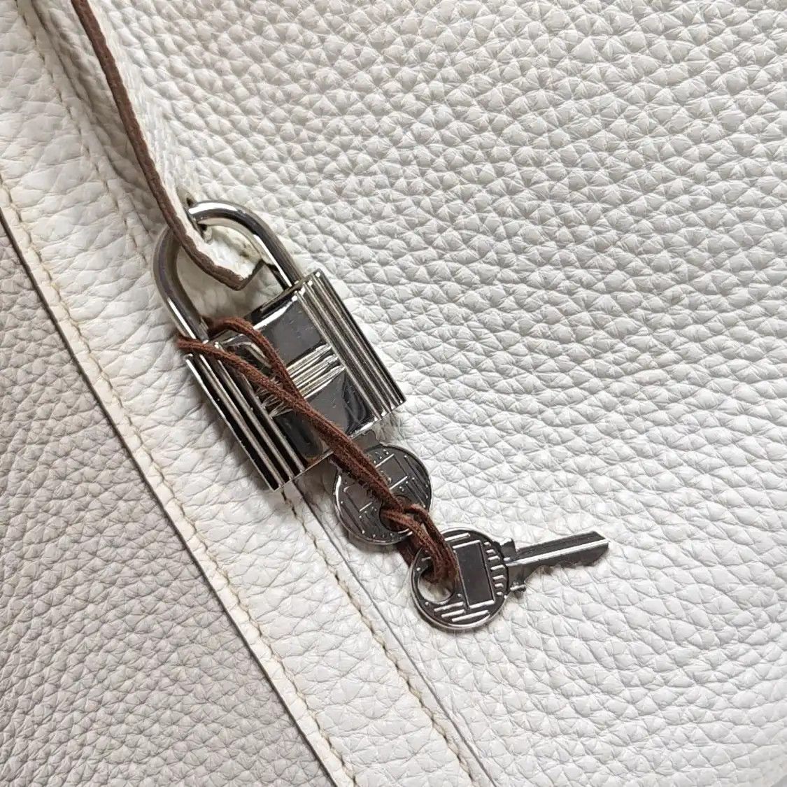 Hermes Hermes Picotin Lock 26 color-block Clemence cowhide leather picotin handbag silv Size ONE SIZE - 10 Thumbnail