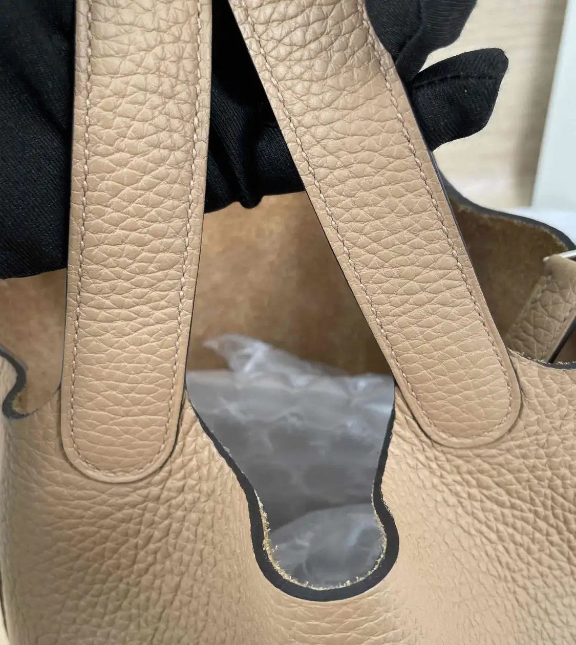 Hermes Hermes Picotin Lock 18 Masala Chai Clemence cowhide leather picotin handbag silv Size ONE SIZE - 7 Thumbnail