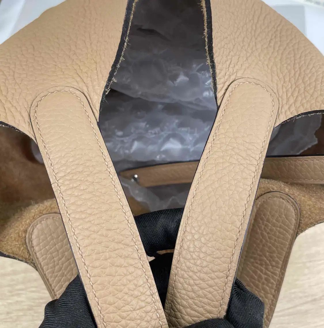 Hermes Hermes Picotin Lock 18 Masala Chai Clemence cowhide leather picotin handbag silv Size ONE SIZE - 6 Thumbnail