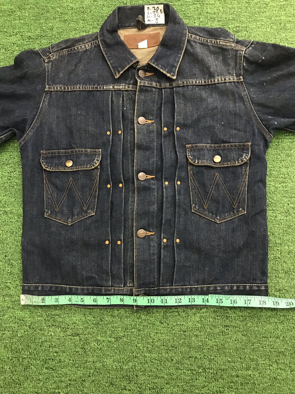 Vintage (SY0107) WRANGLER DENIM JACKETS Size US S / EU 44-46 / 1 - 21 Thumbnail