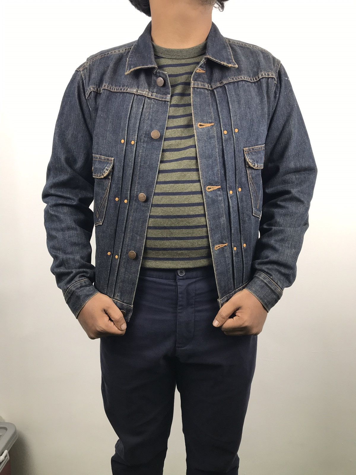Vintage (SY0107) WRANGLER DENIM JACKETS Size US S / EU 44-46 / 1 - 11 Thumbnail