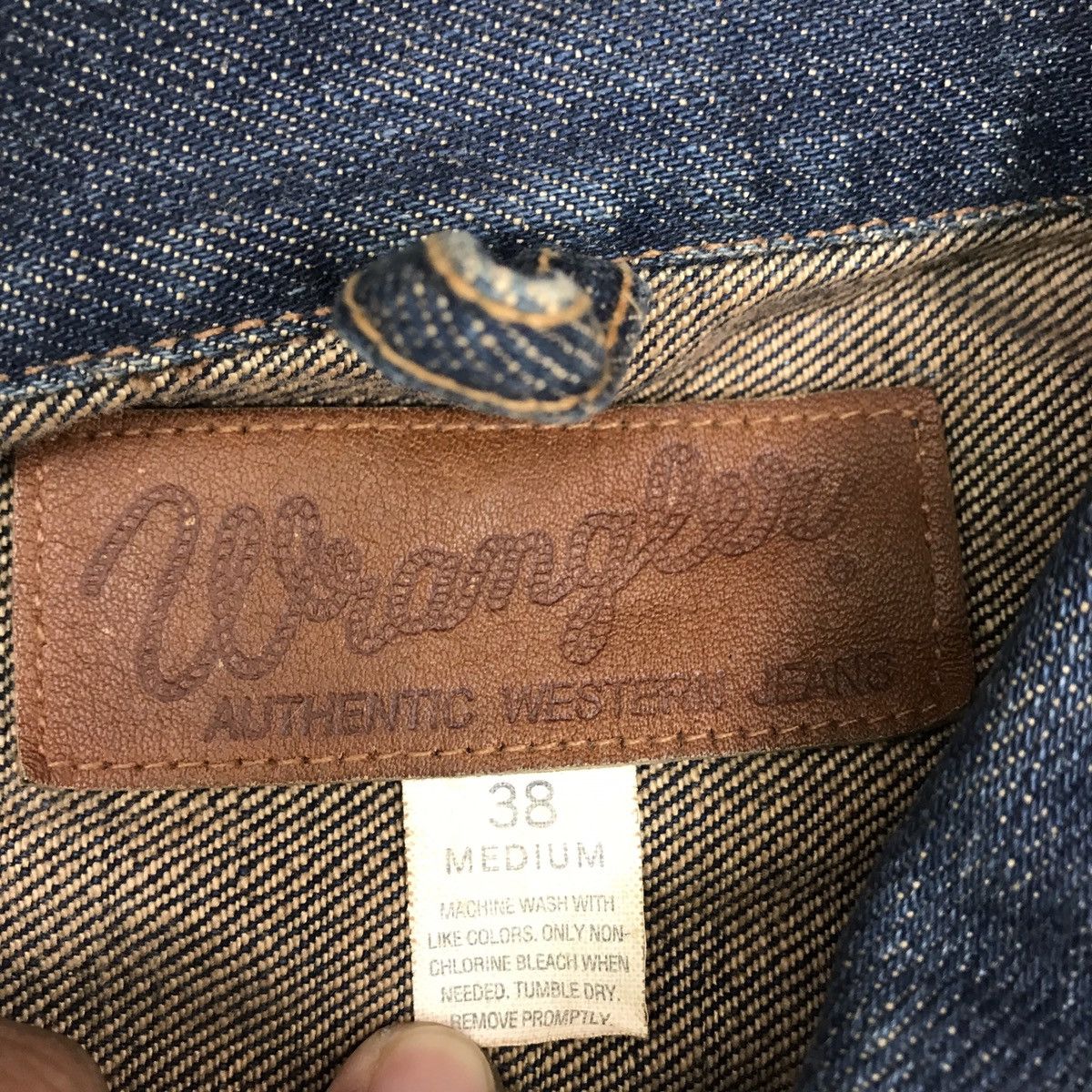 Vintage (SY0107) WRANGLER DENIM JACKETS Size US S / EU 44-46 / 1 - 7 Thumbnail